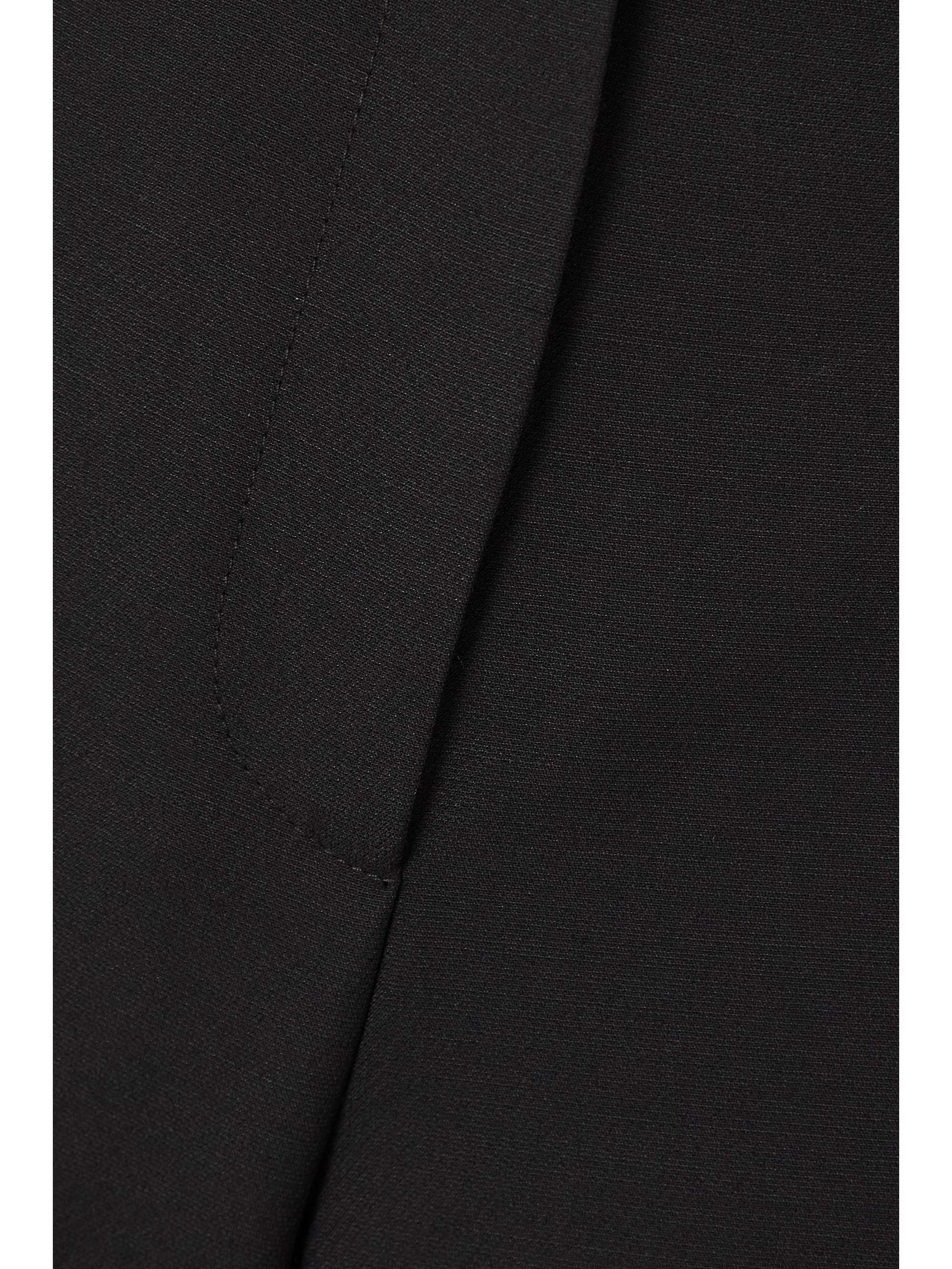 VALENTINO Pleated wool and silk-blend crepe wide-leg pants