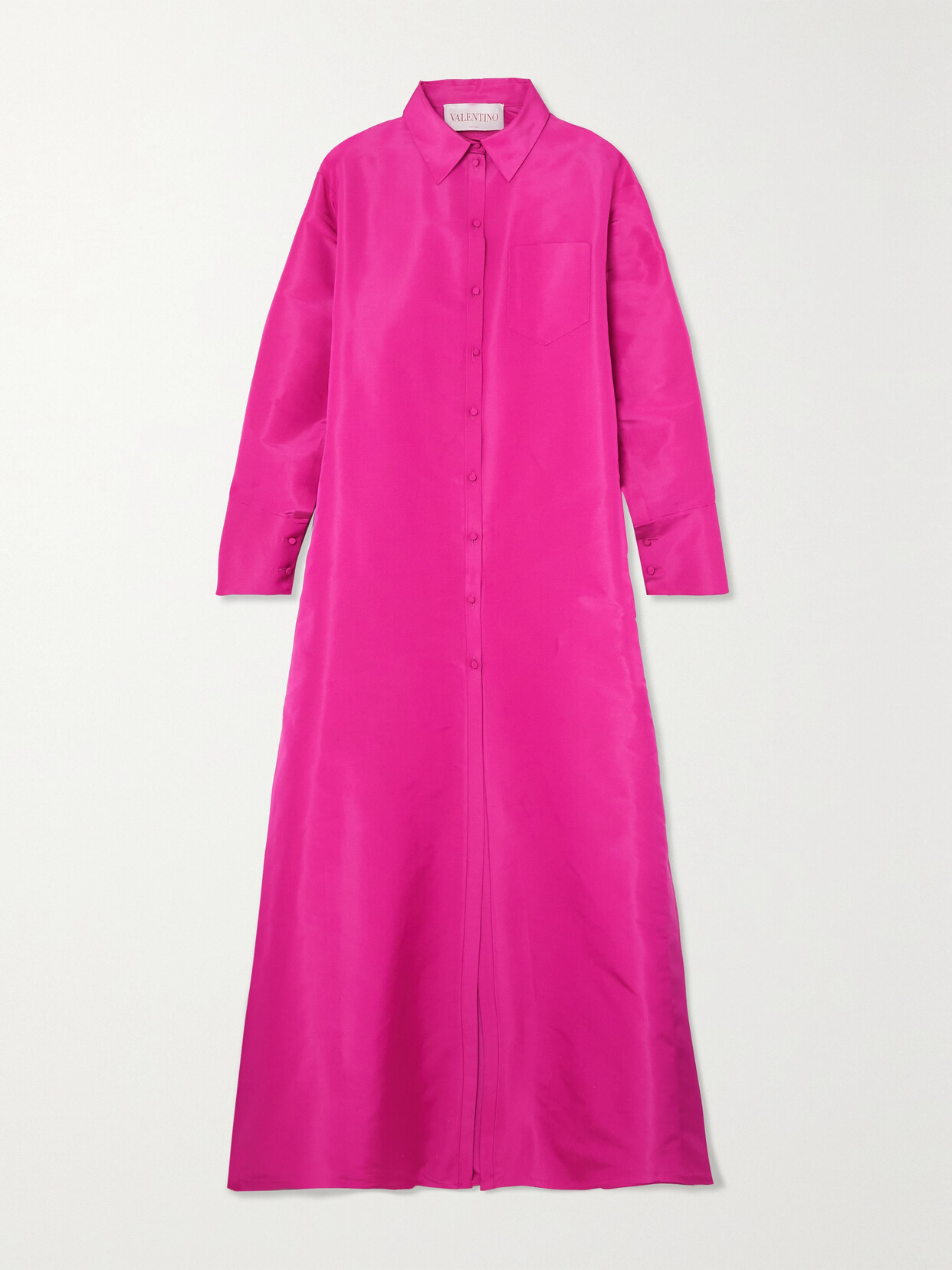Valentino - Silk-faille Gown - Pink
