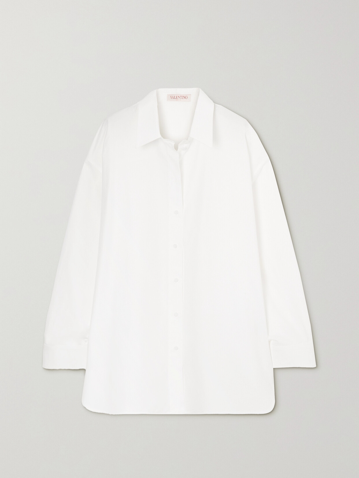 Valentino Garavani Cotton-poplin Shirt - White