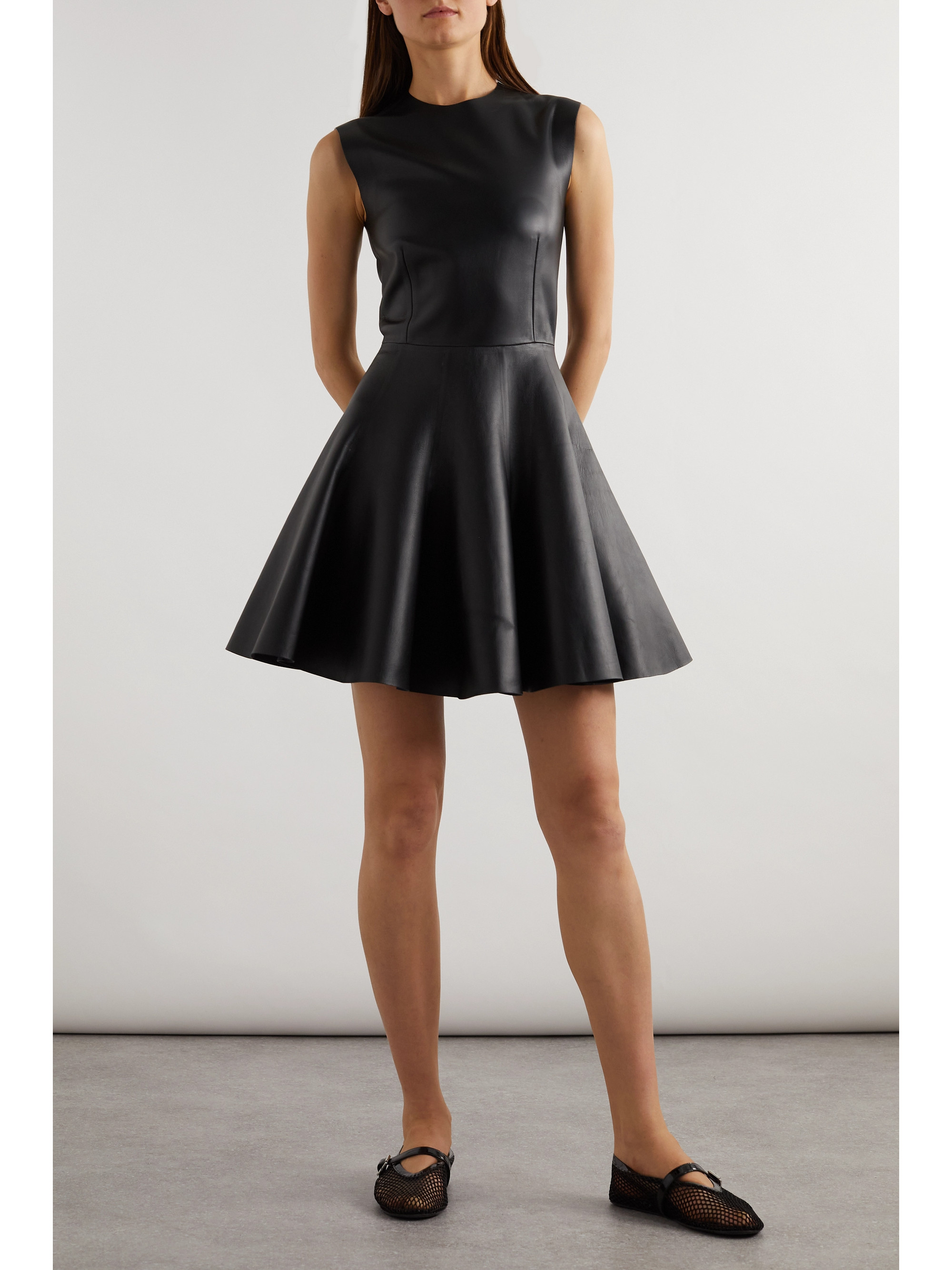 Alaïa Archetypes leather mini dress