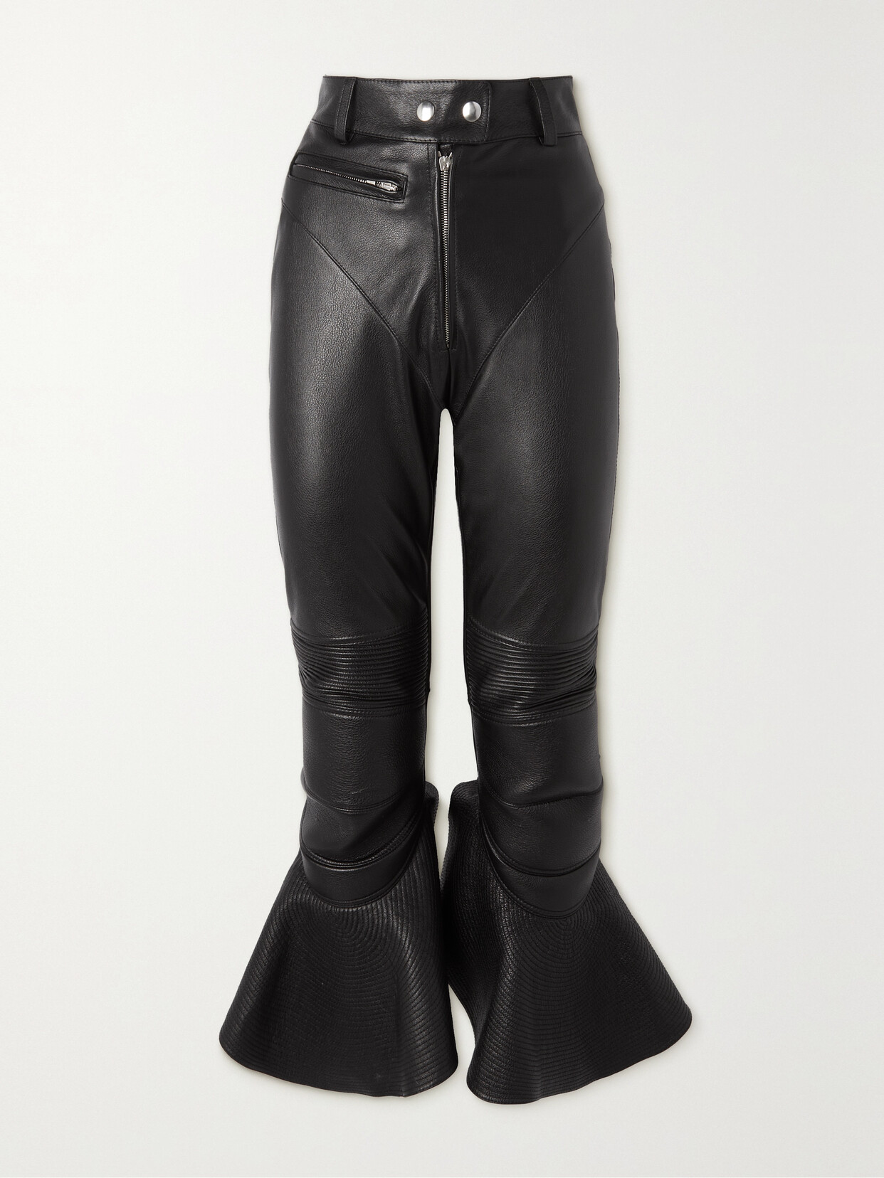 Alaïa Leather Flared Pants