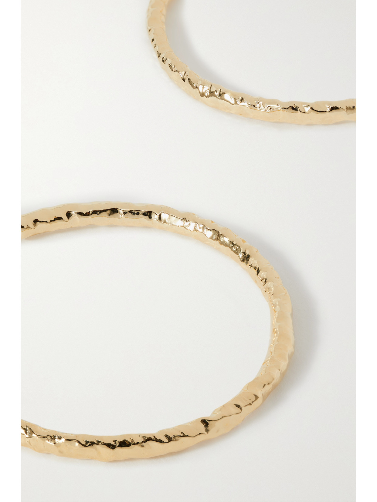 Jennifer Fisher 2" Hailey Goldplated Hoop Earrings ModeSens