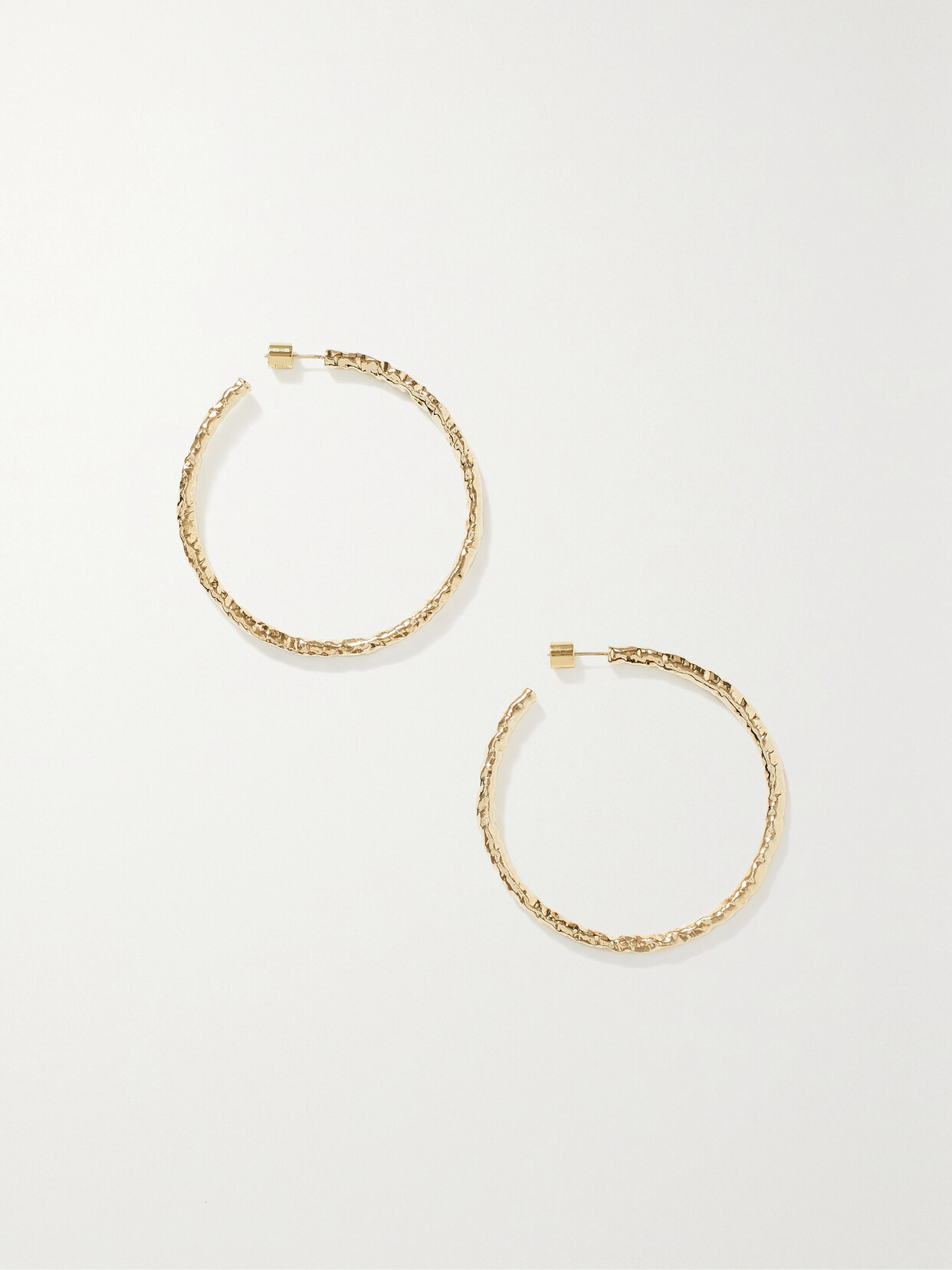 Jennifer Fisher 2" Hailey Goldplated Hoop Earrings ModeSens