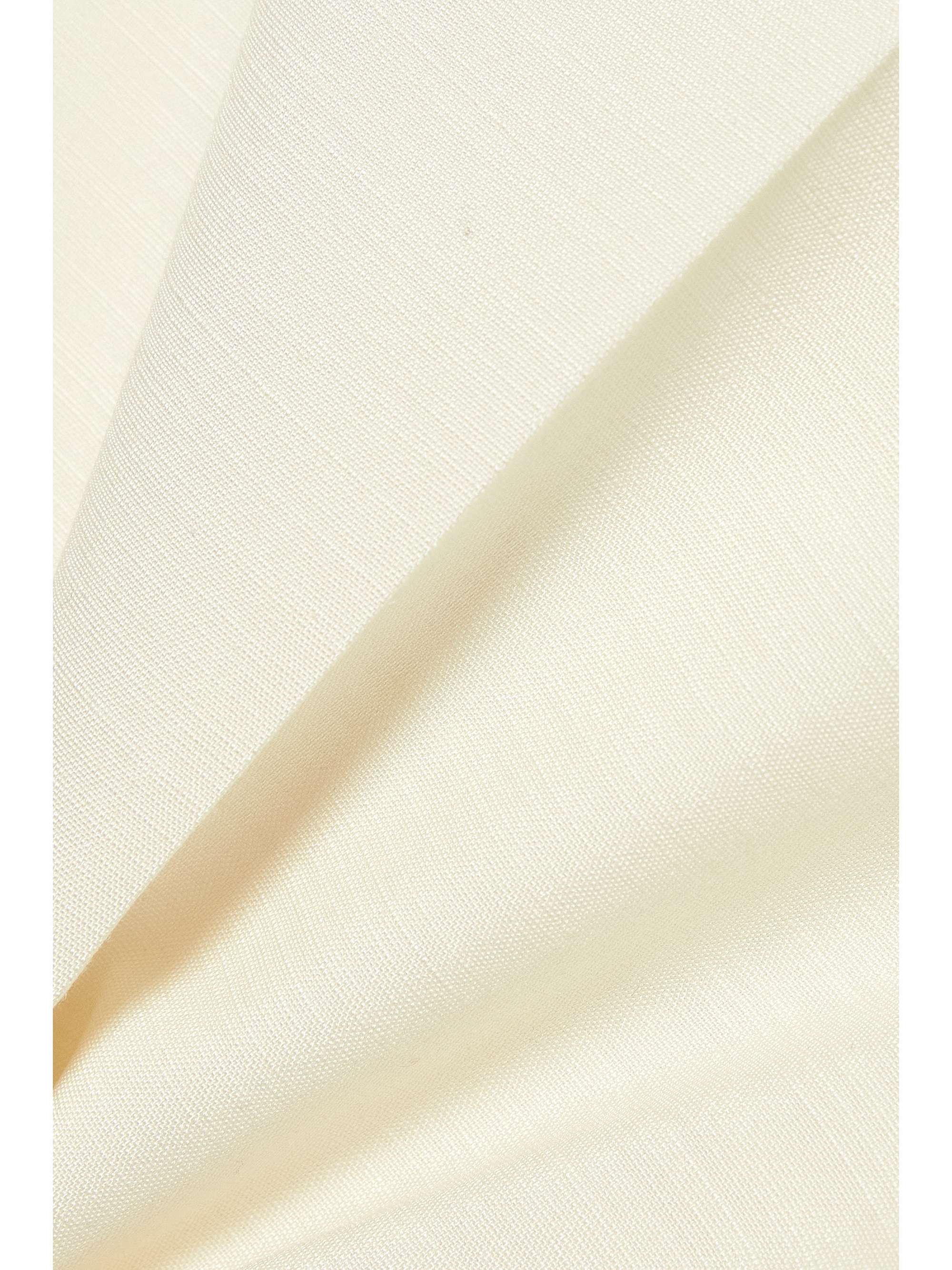 BRIONI Silk-canvas straight-leg pants
