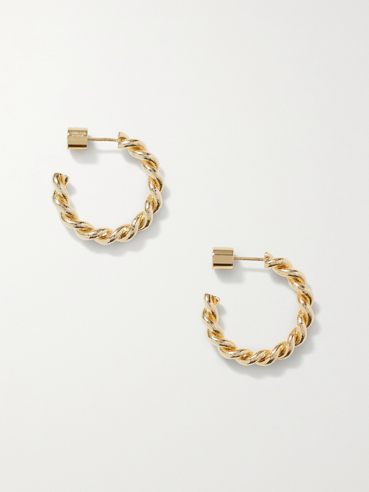 Jennifer Fisher - Baby Ayesha Gold-plated Hoop Earrings - one size