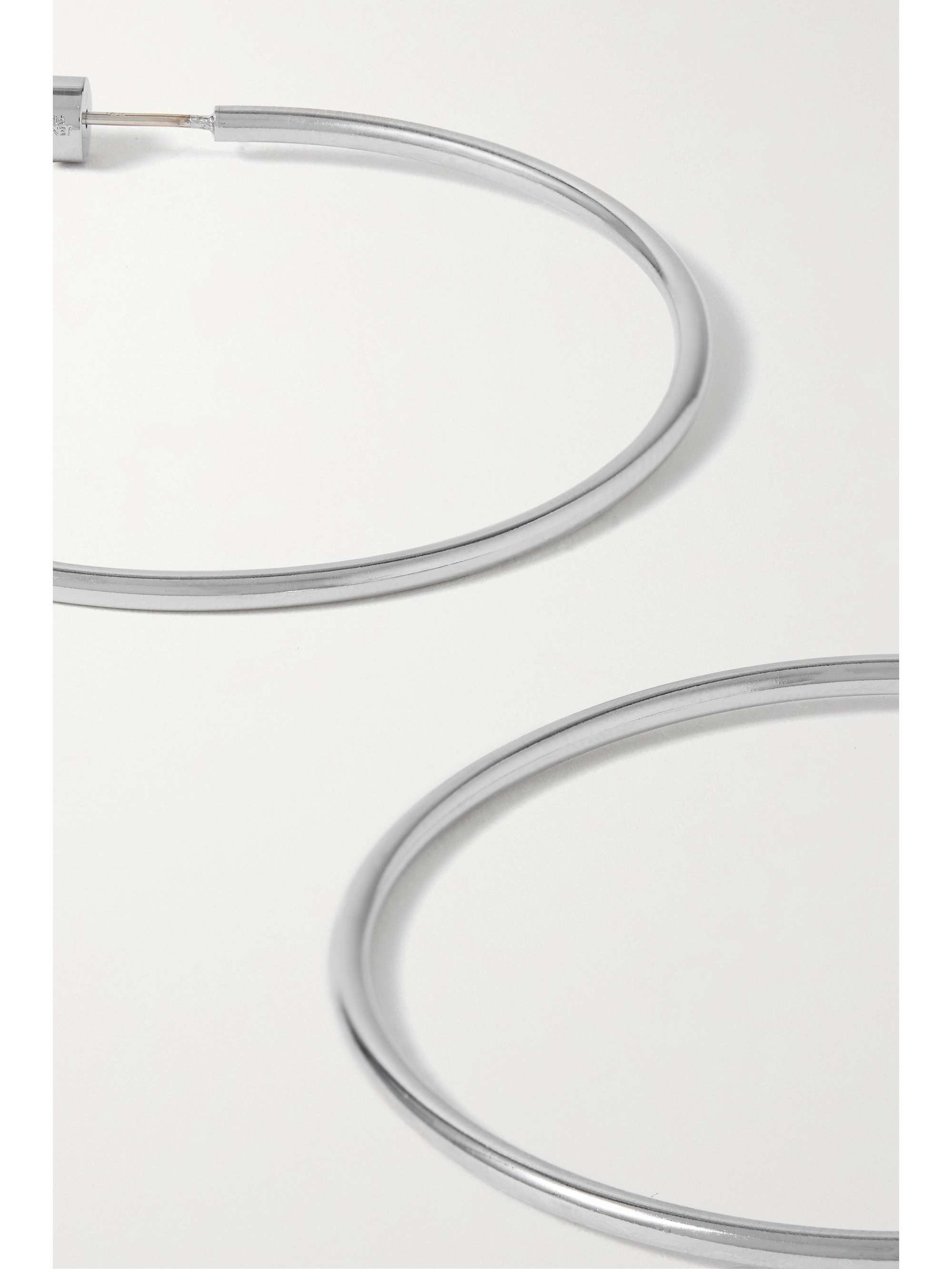 JENNIFER FISHER 2" Thread gold-plated hoop earrings
