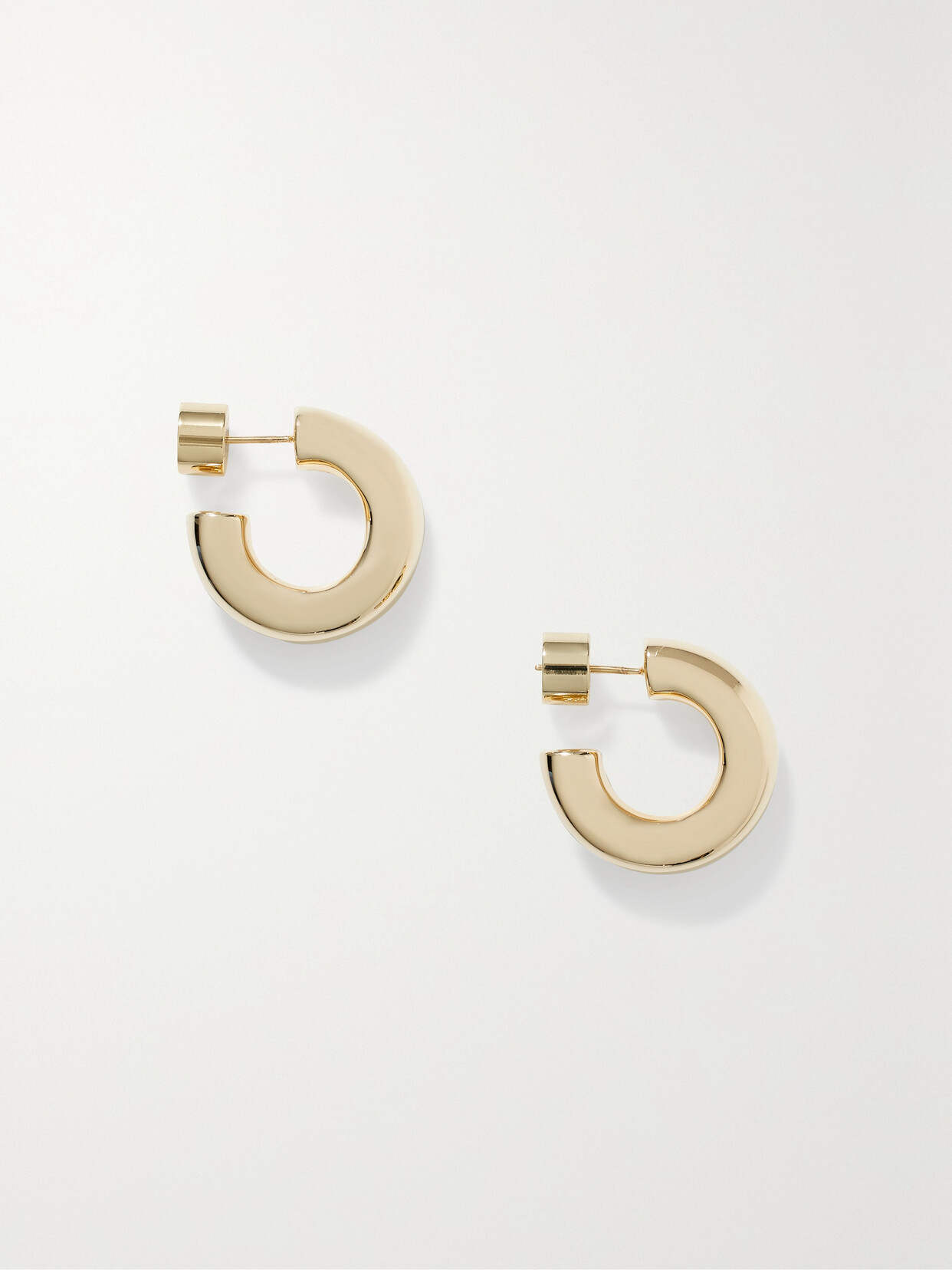 Jennifer Fisher - Micro Samira Gold-plated Hoop Earrings - one size