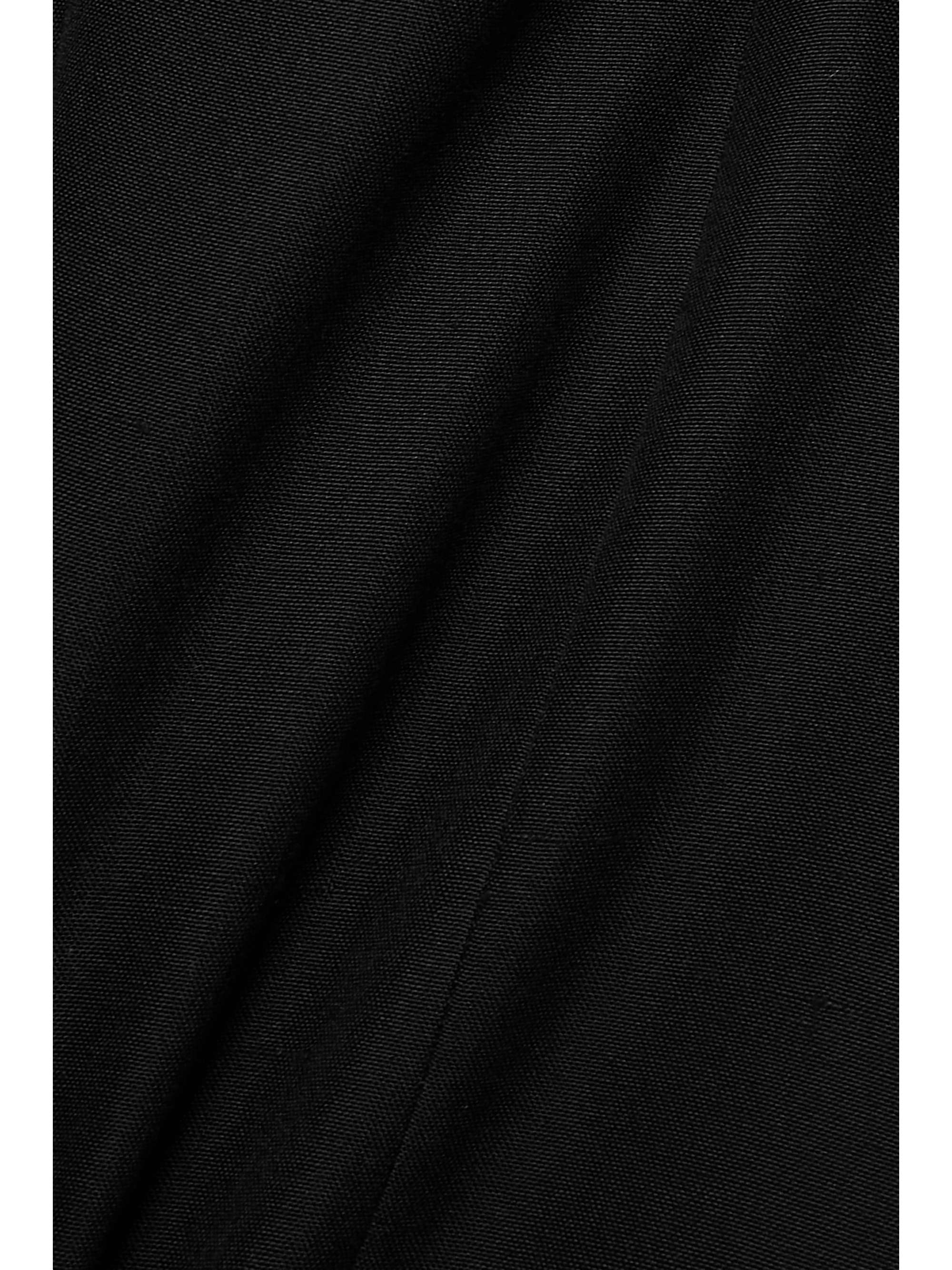 BRIONI 새틴 트리밍 실크 캔버스 코트