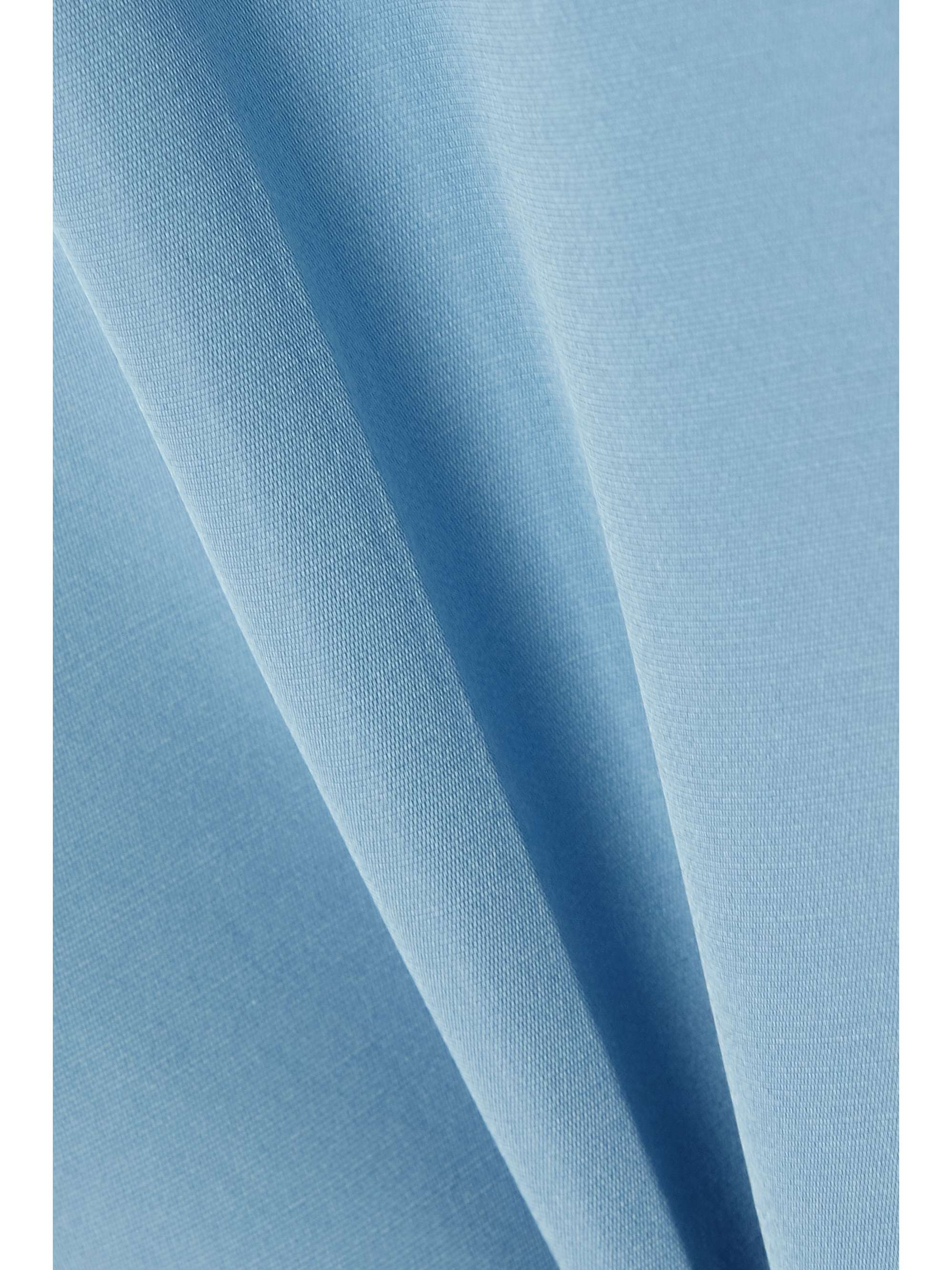 BRIONI Silk and cotton-blend straight-leg pants