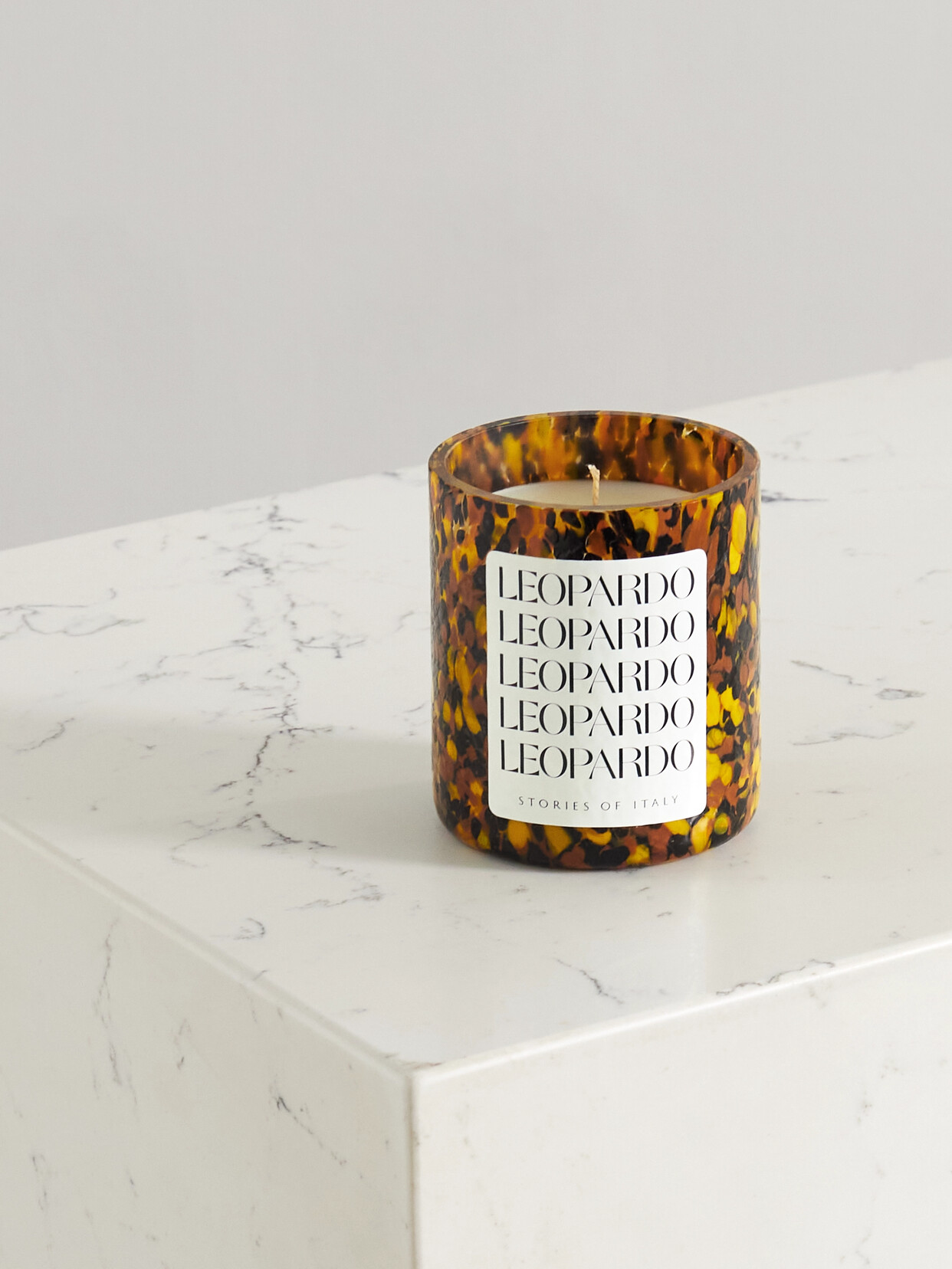 STORIES OF ITALY - Macchia Su Macchia Leopardo Scented Candle, 700g - Tortoiseshell