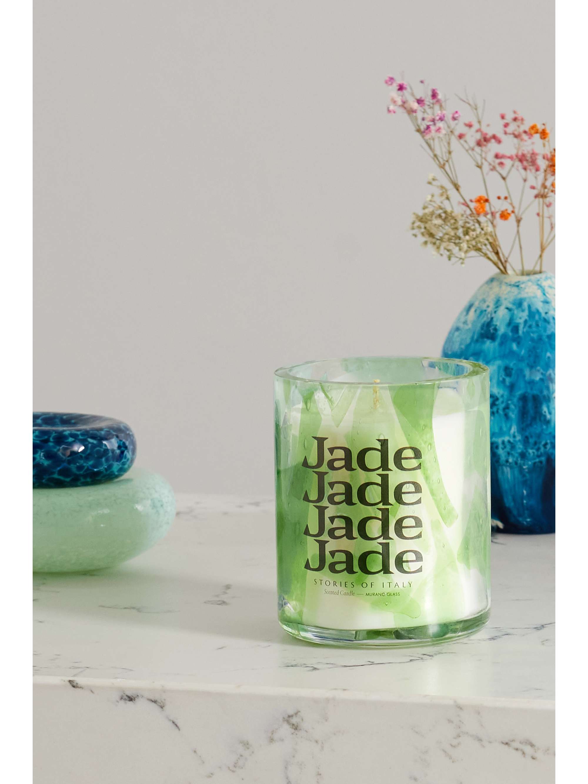 STORIES OF ITALY Watercolor Jade scented candle, 700g NETAPORTER