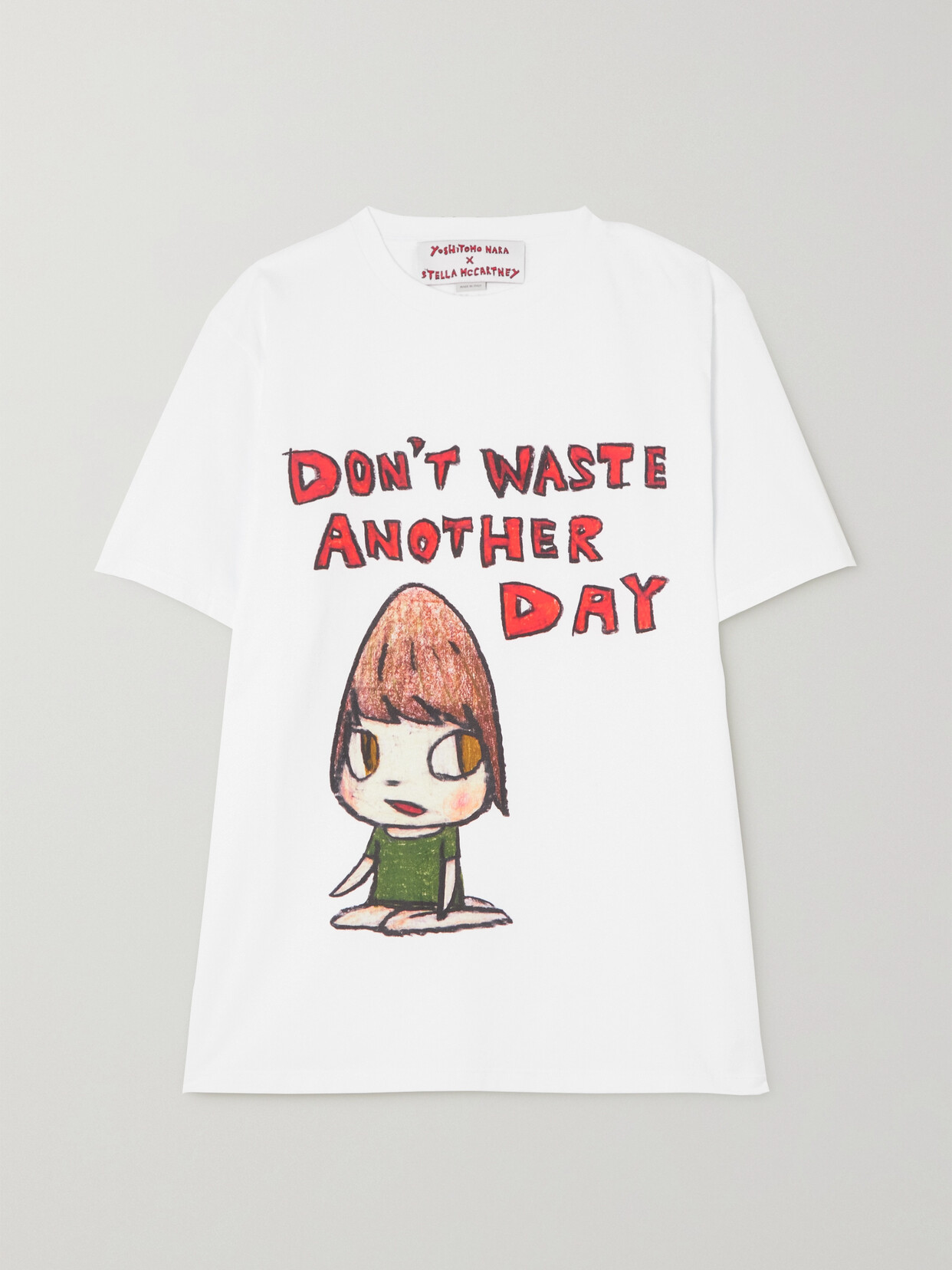 Stella McCartney - + Yoshitomo Nara Printed Cotton-jersey T-shirt - White