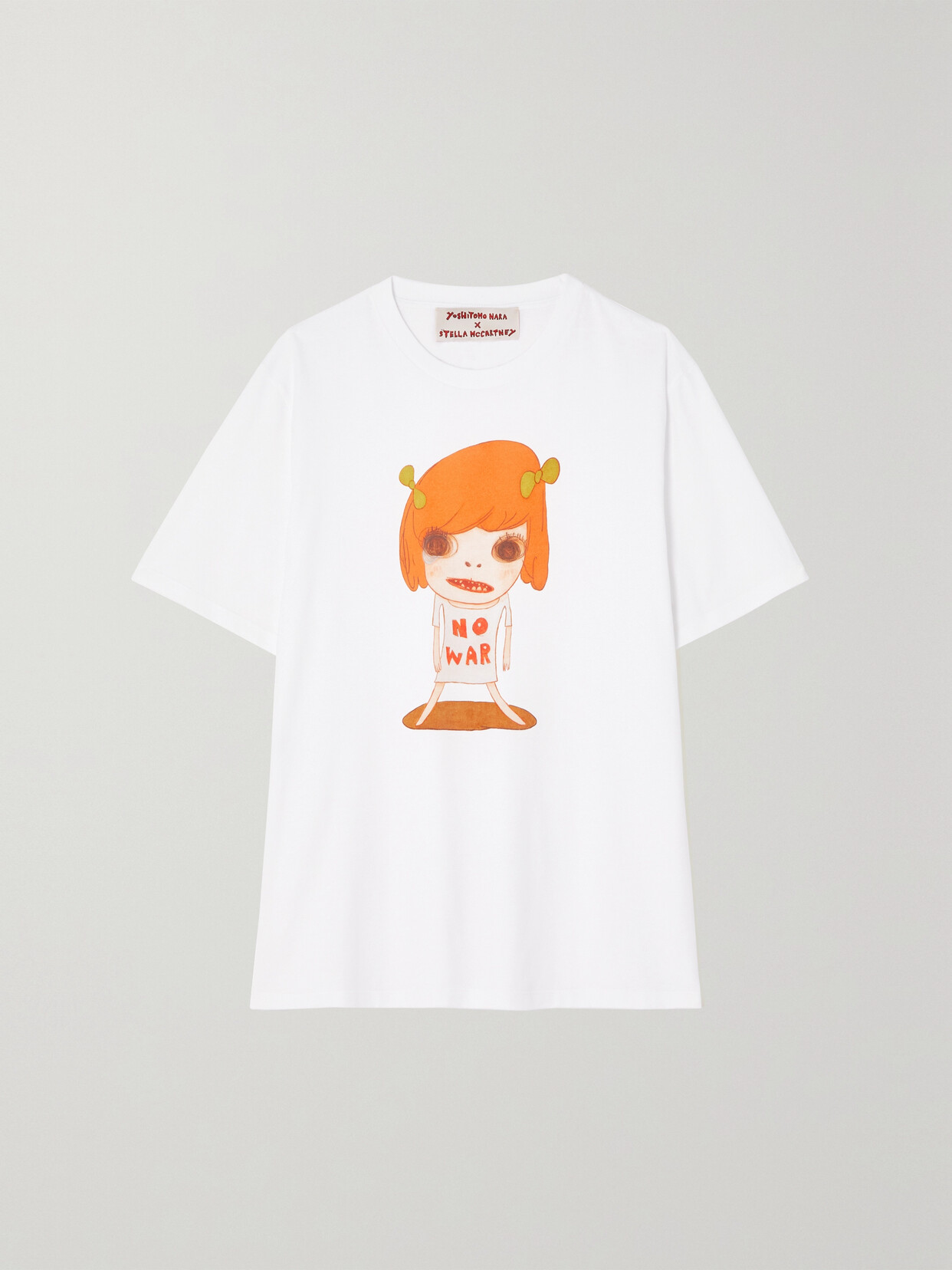 Stella McCartney - + Yoshimoto Nara Printed Cotton-jersey T-shirt - White