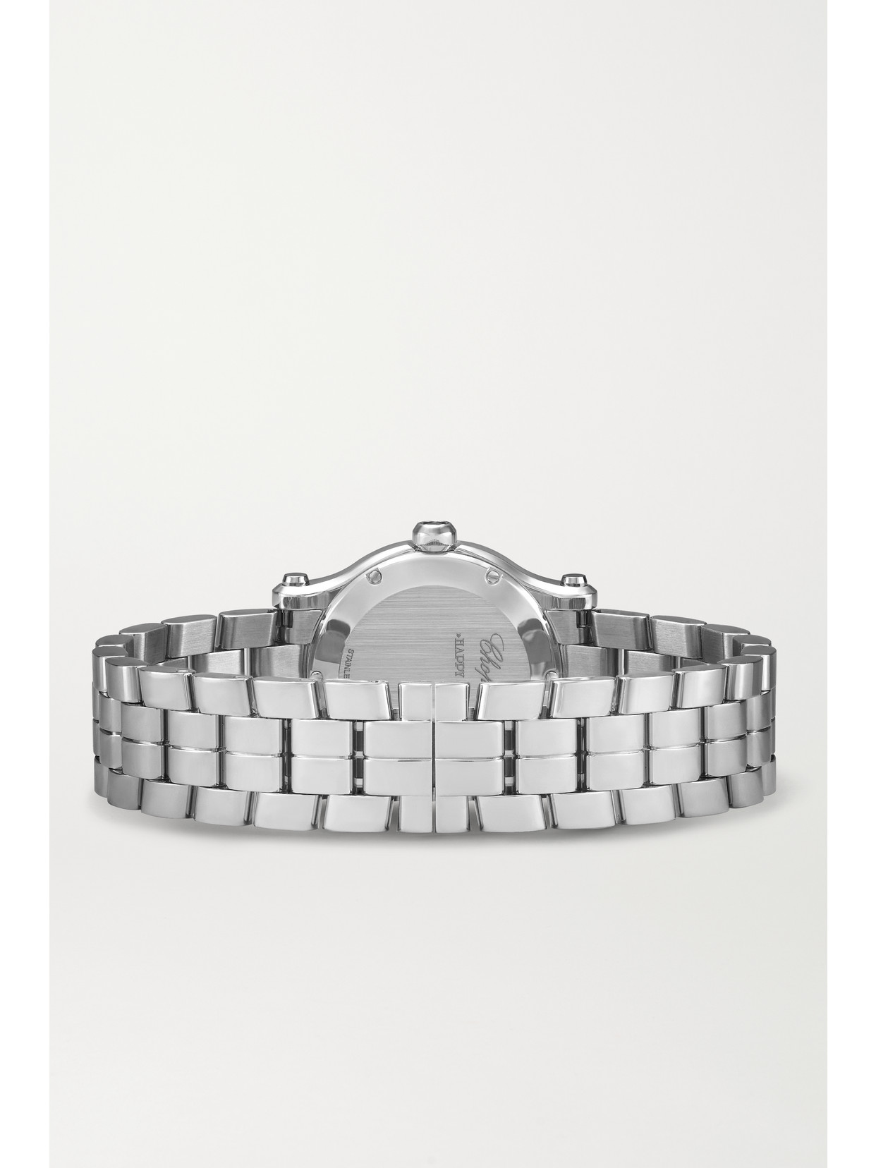 Chopard Women's Happy Sport Stainless Steel & Diamond Bracelet Watch In Sapphire