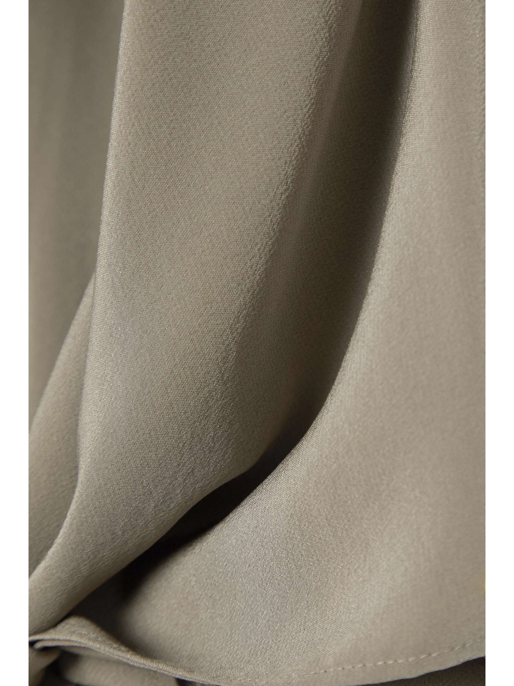 TOTEME Tie-detailed organic cotton-twill and silk baseball cap