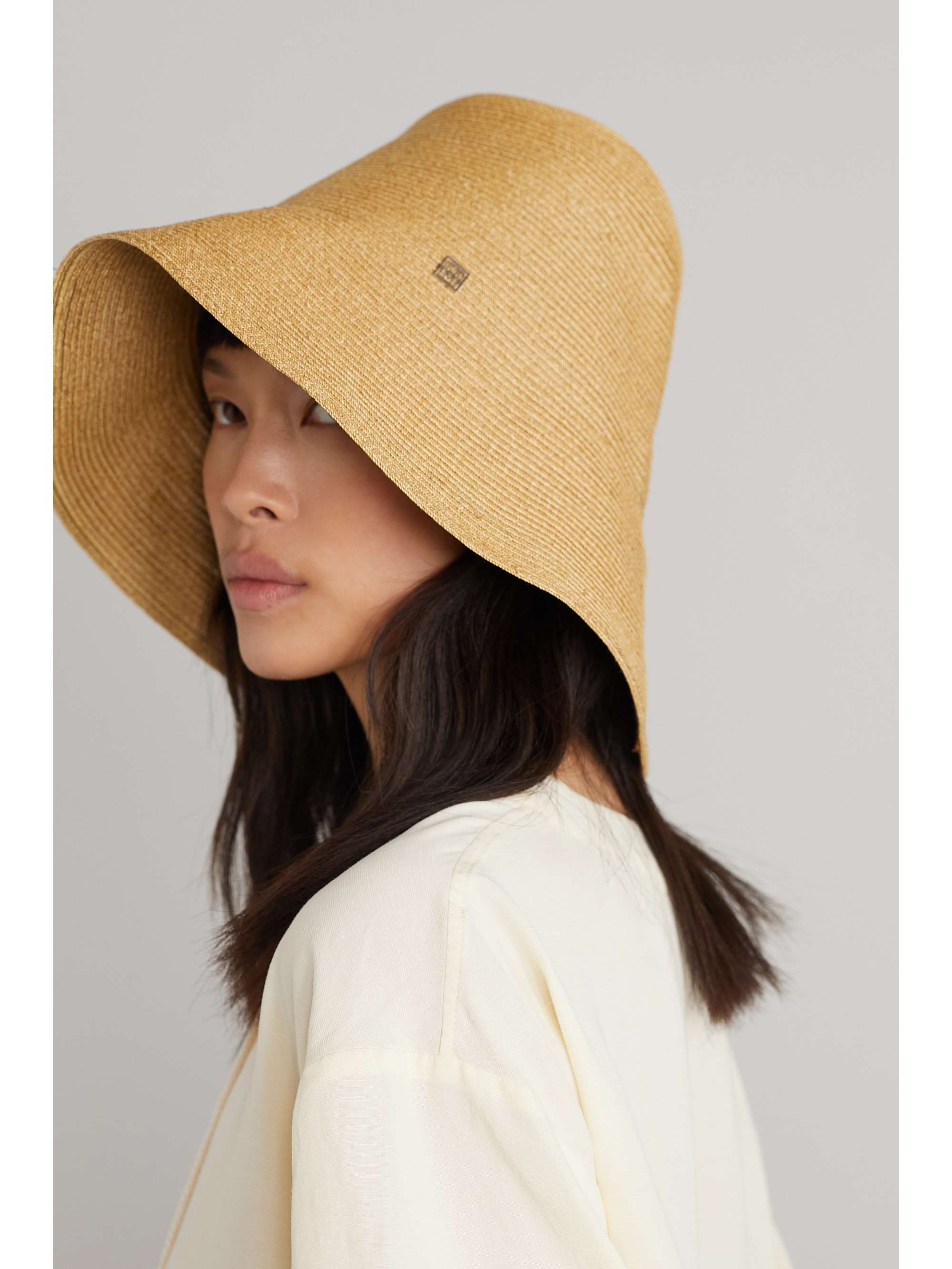 TOTEME Embellished straw sunhat