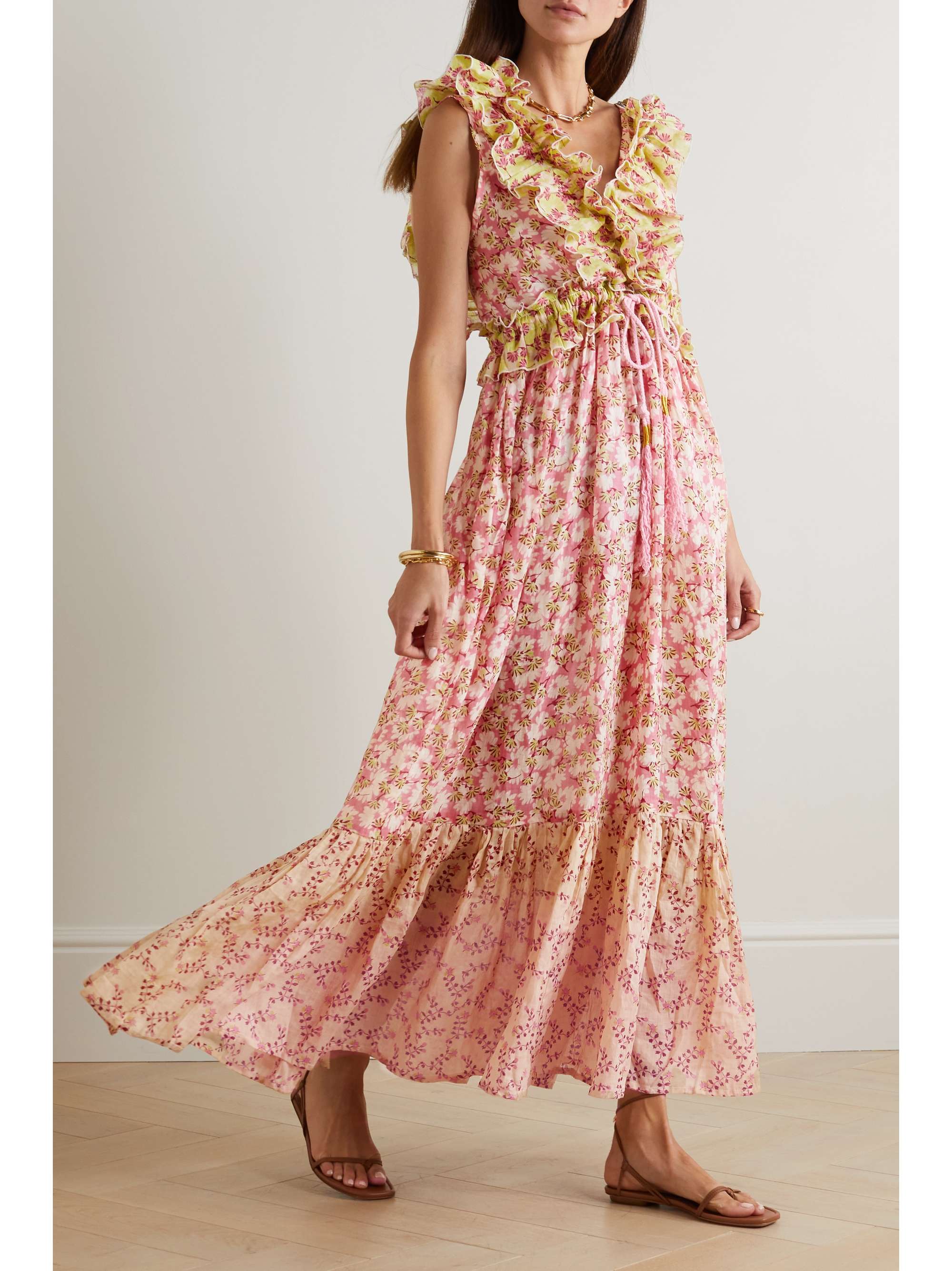 floral tiered dress