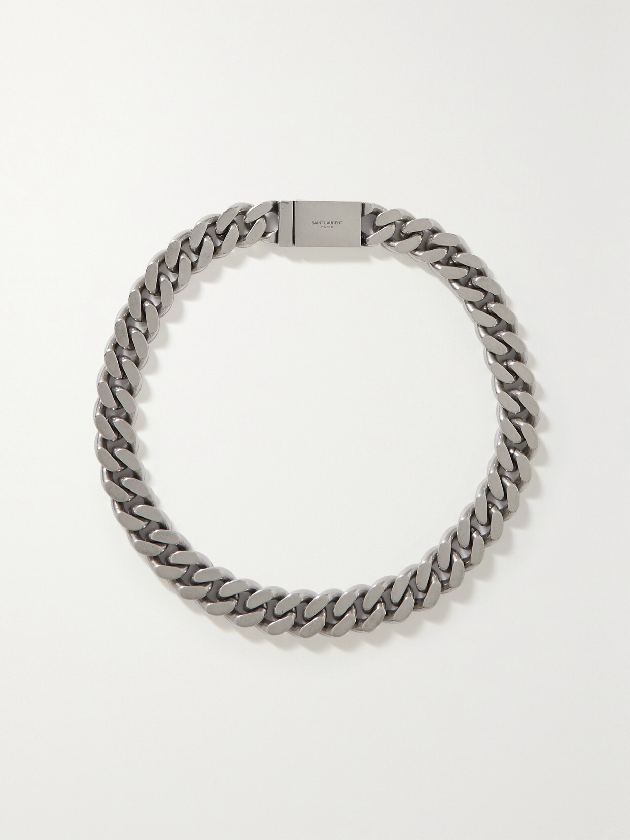 SAINT LAURENT - Silver-tone Necklace - L