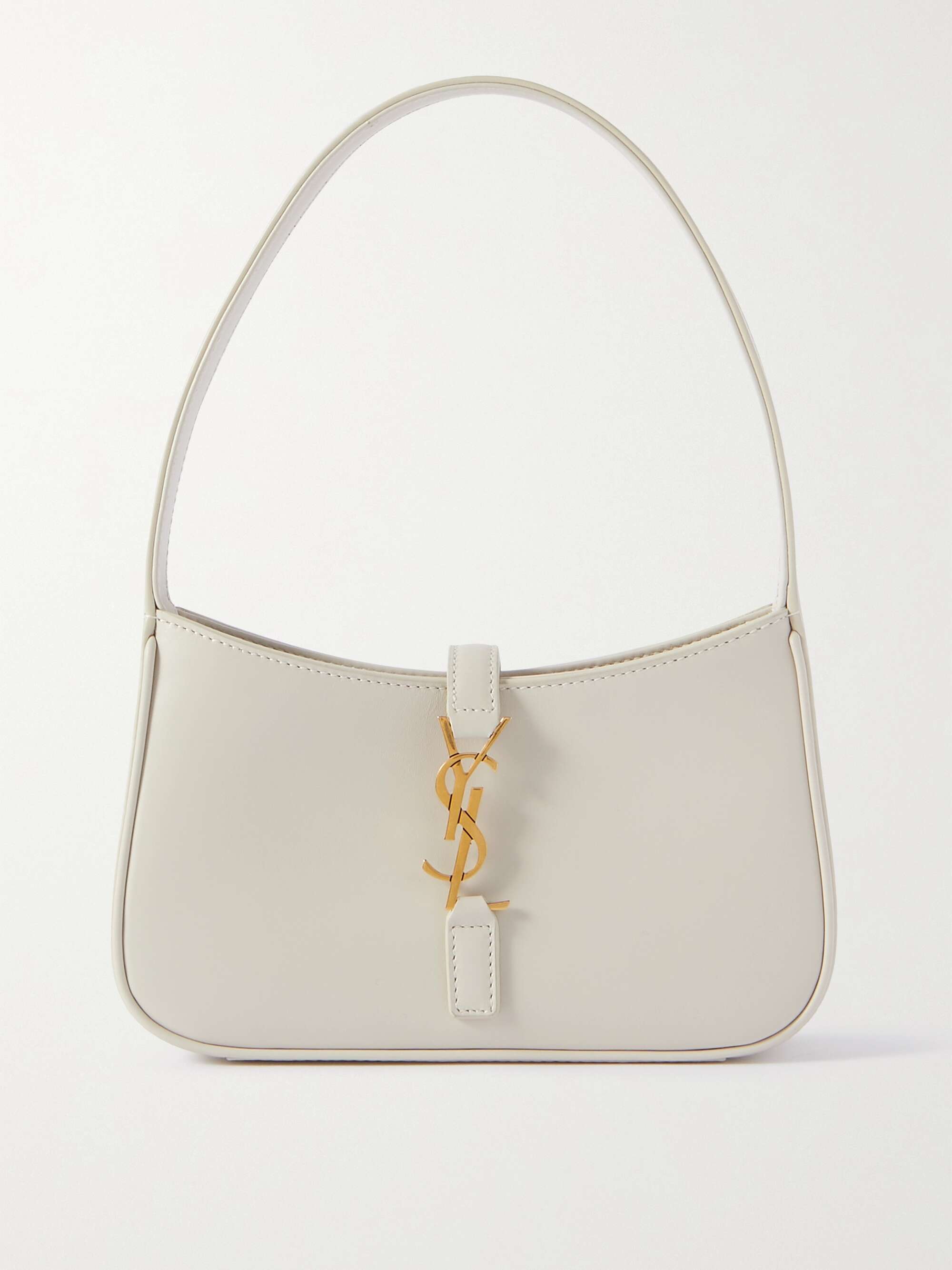 White Leather Shoulder Bag