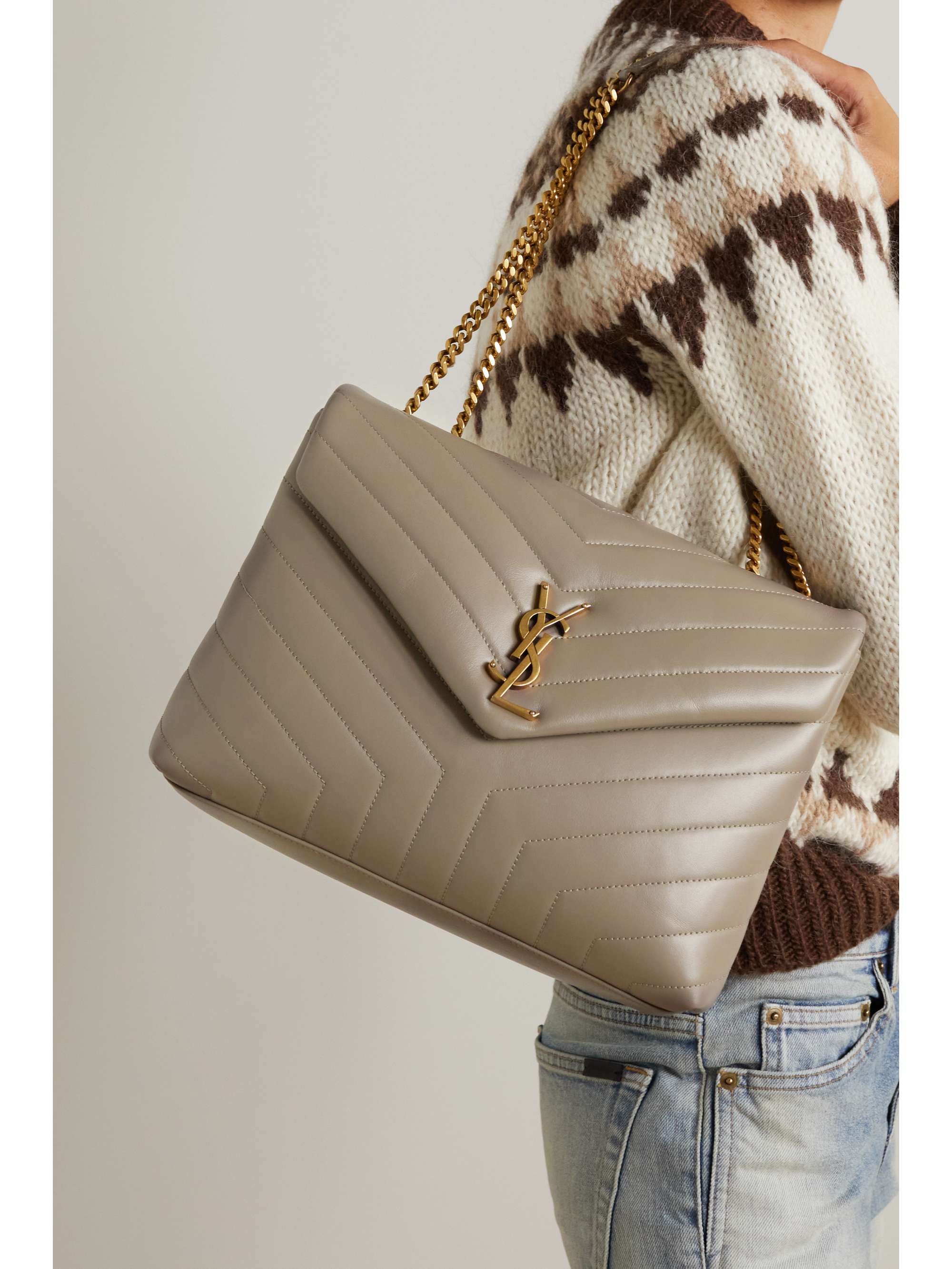 SAINT LAURENT Loulou medium quilted leather shoulder bag