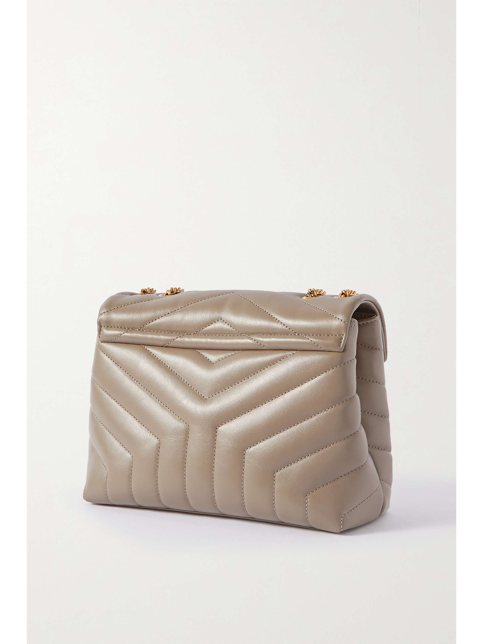 SAINT LAURENT Loulou small quilted leather shoulder bag NETAPORTER