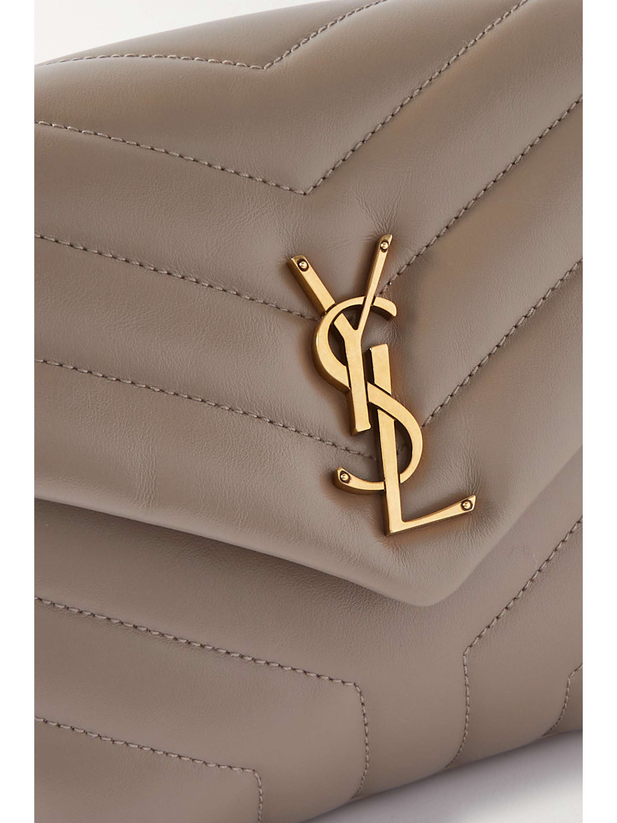 SAINT LAURENT Loulou small quilted leather shoulder bag NETAPORTER