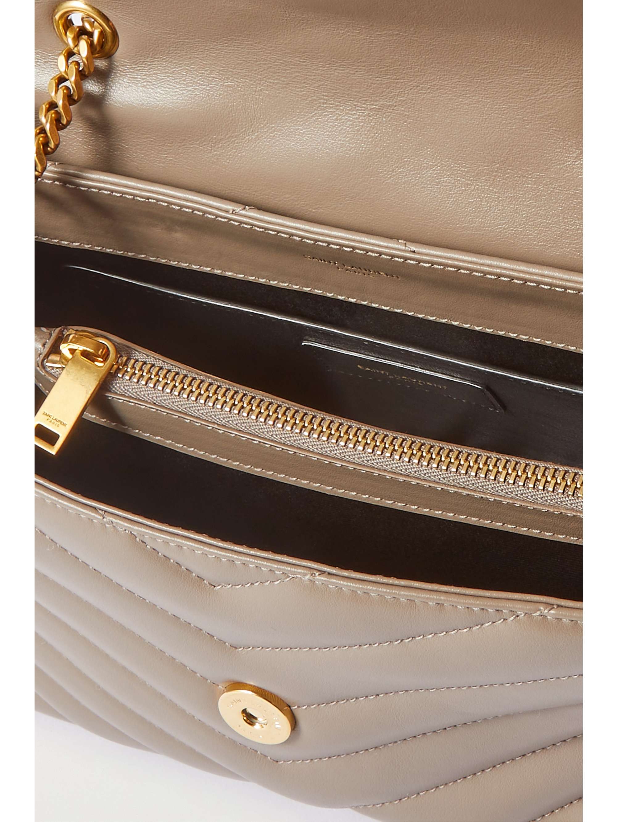 SAINT LAURENT Loulou small quilted leather shoulder bag NETAPORTER