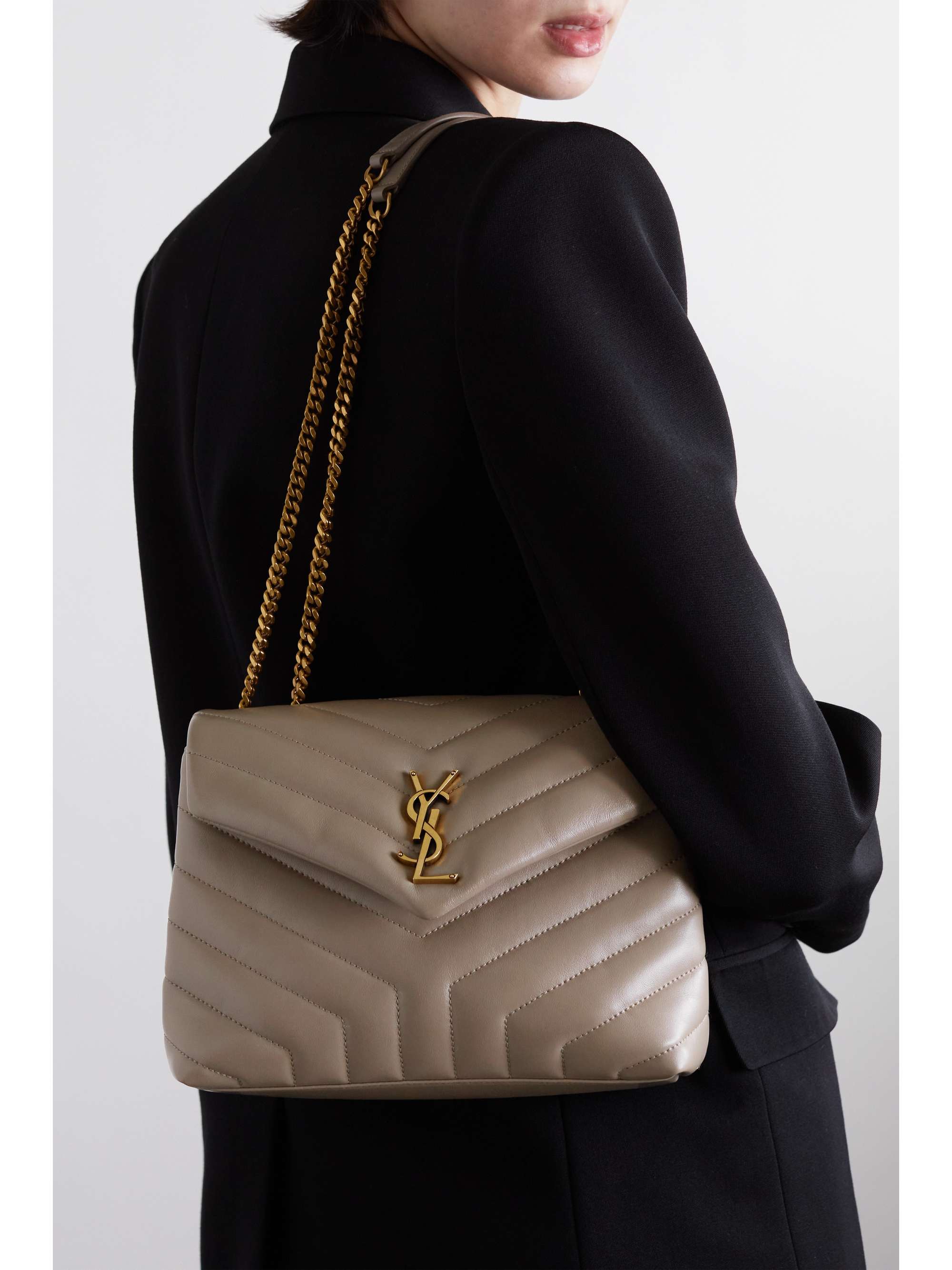 SAINT LAURENT Loulou small quilted leather shoulder bag