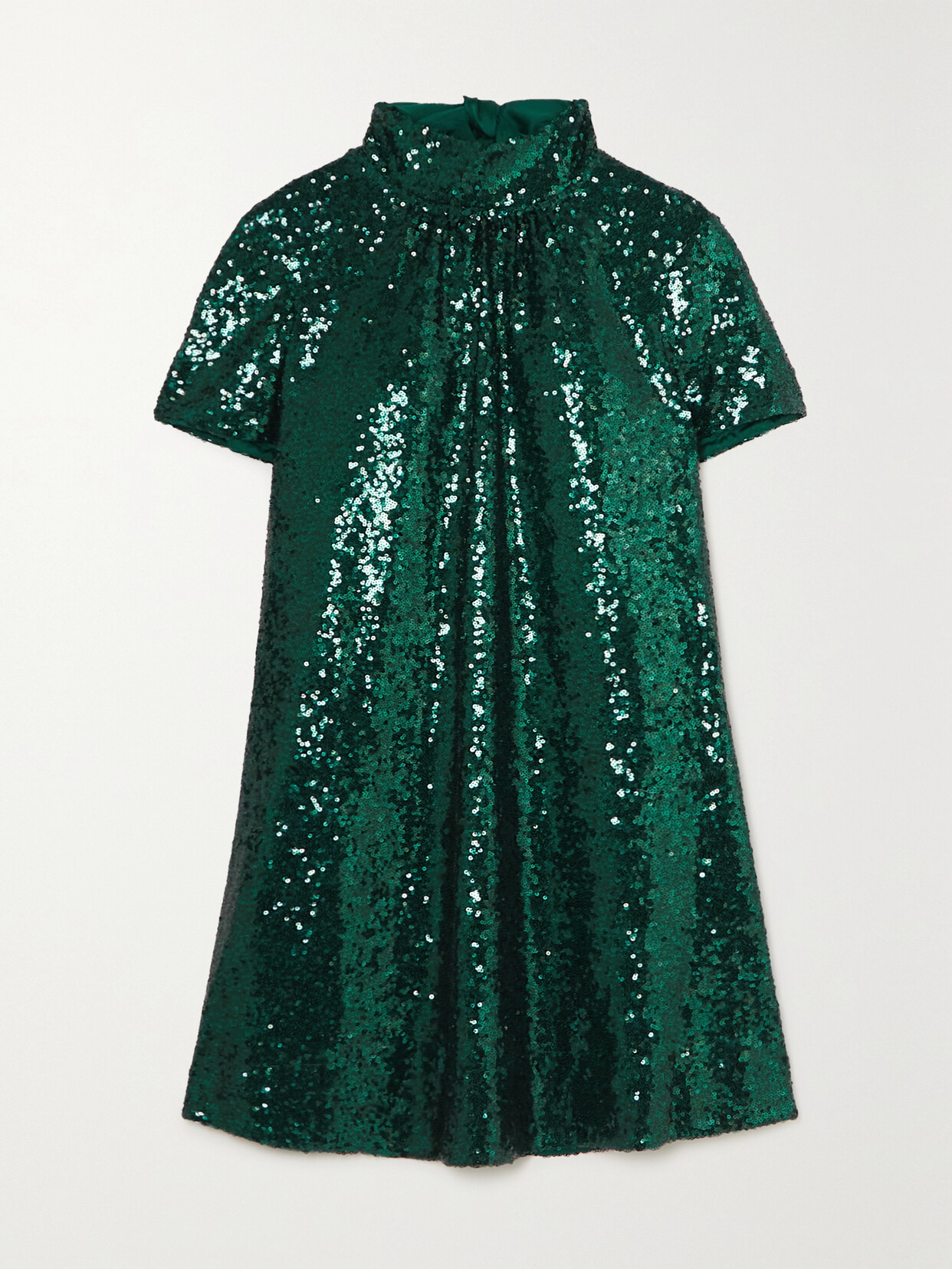 Staud Ilana Mini Dress In Green