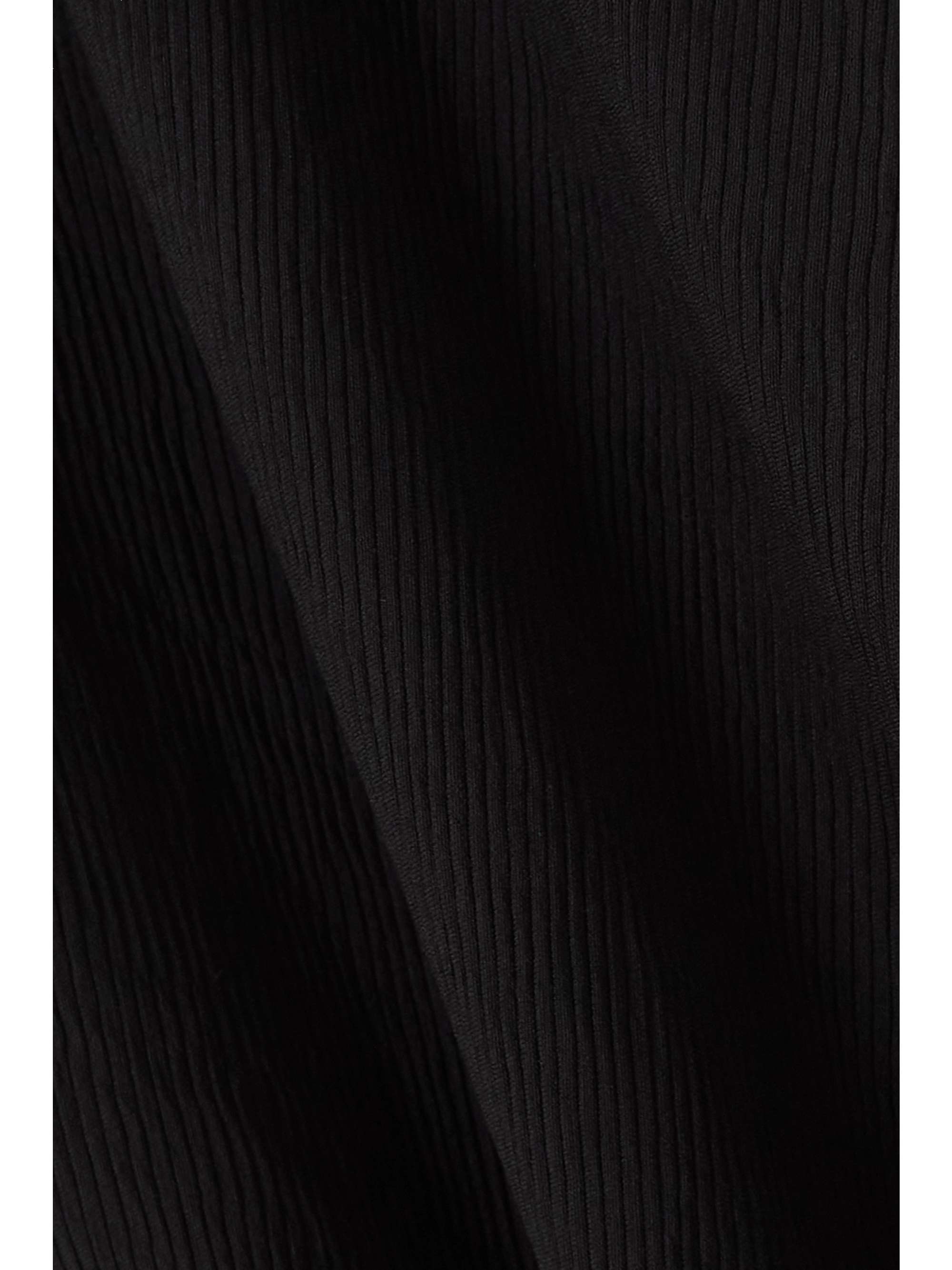 STAUD Prismatic asymmetric cutout ribbed-knit maxi dress