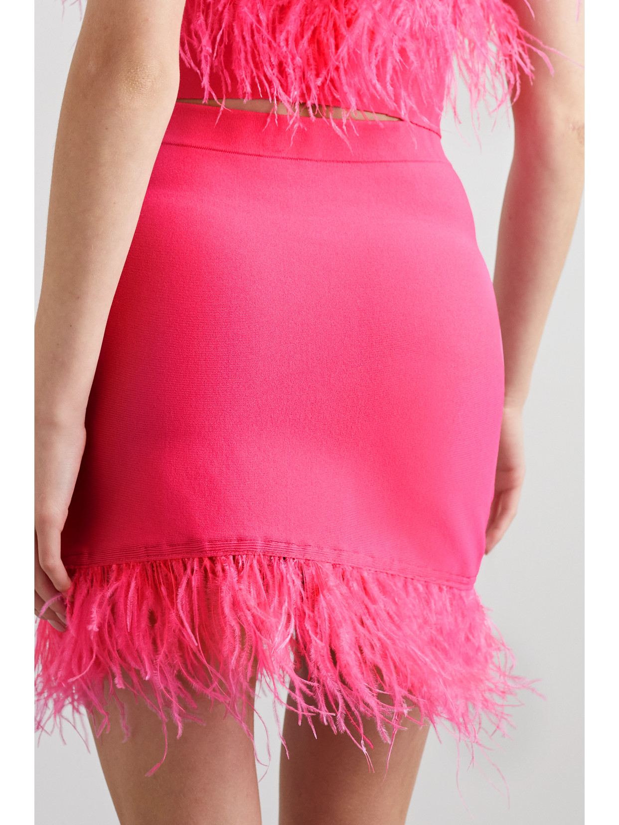 Chaya Feather-Trimmed Mini