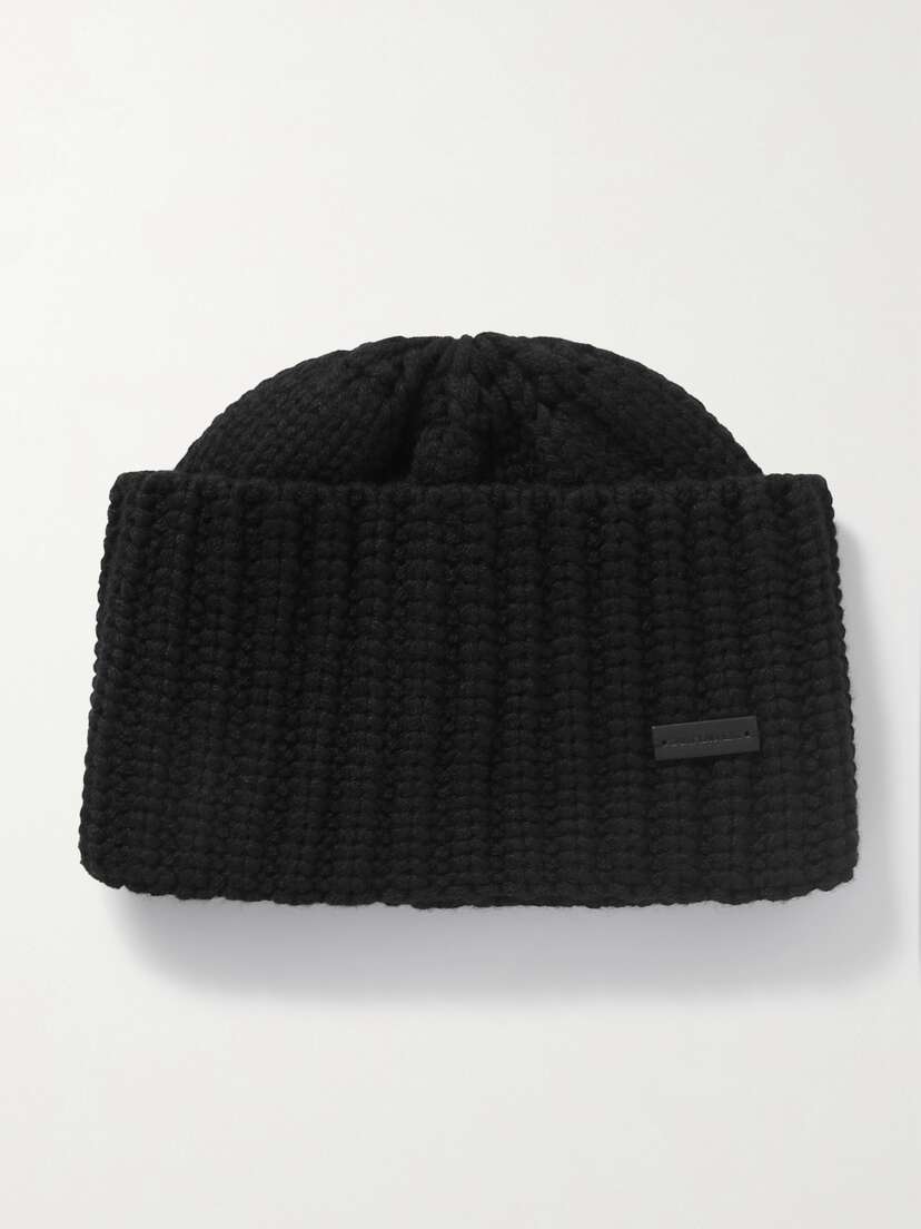 Saint Laurent Ribbed Cashmere Beanie