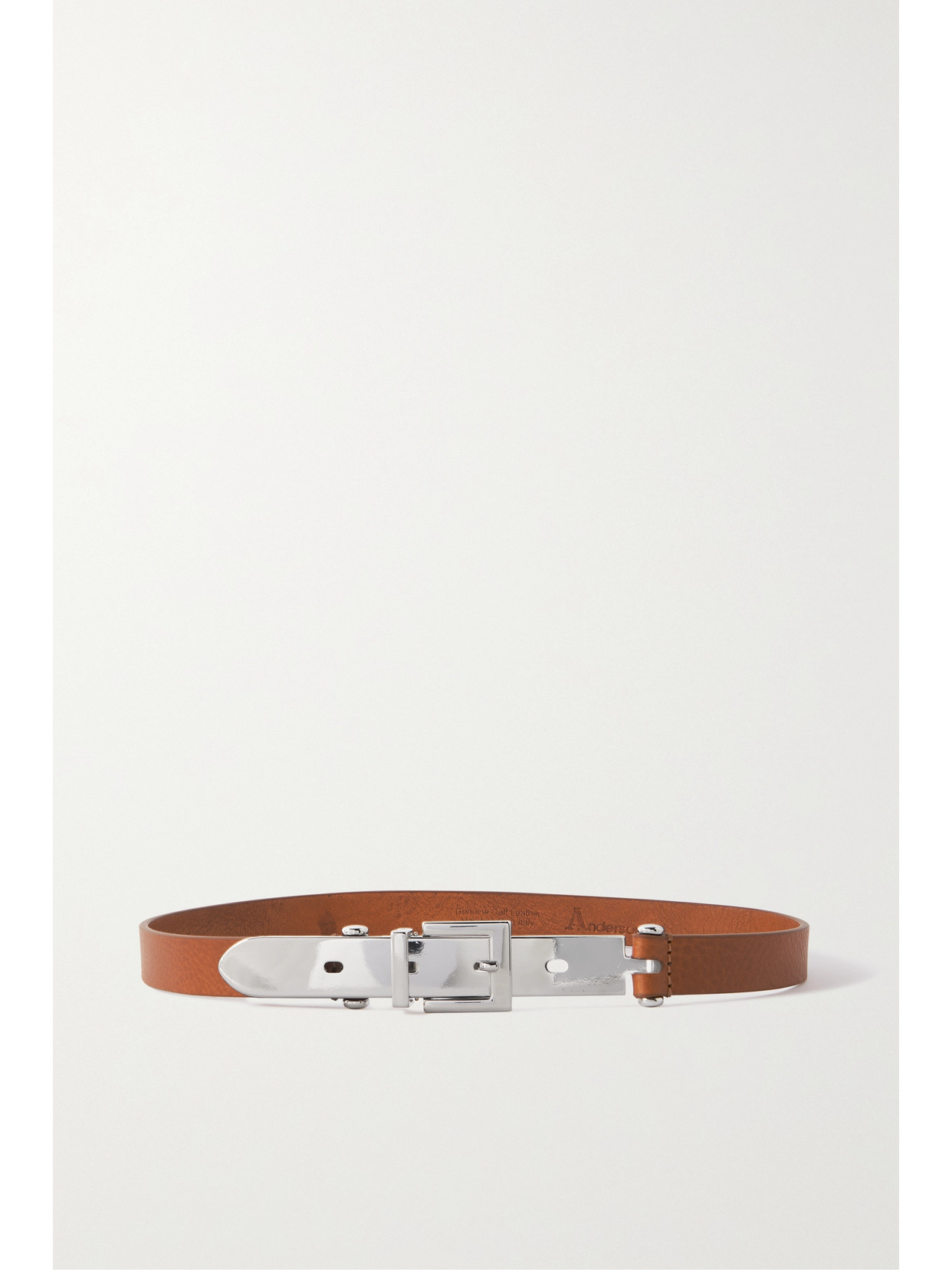 Anderson's - Skinny Leather Waist Belt - Brown