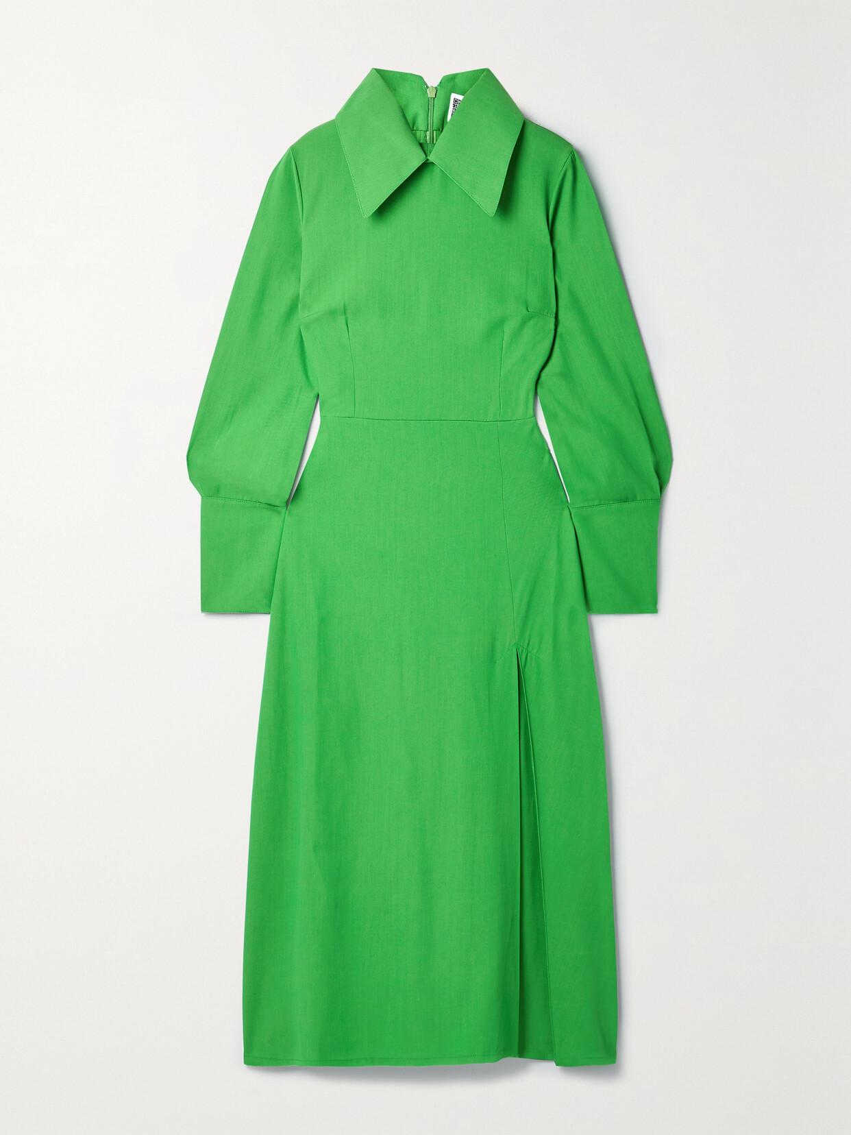 YOOX NET-A-PORTER FOR THE PRINCE'S FOUNDATION + NET SUSTAIN WOOL AND COTTON-BLEND MIDI DRESS