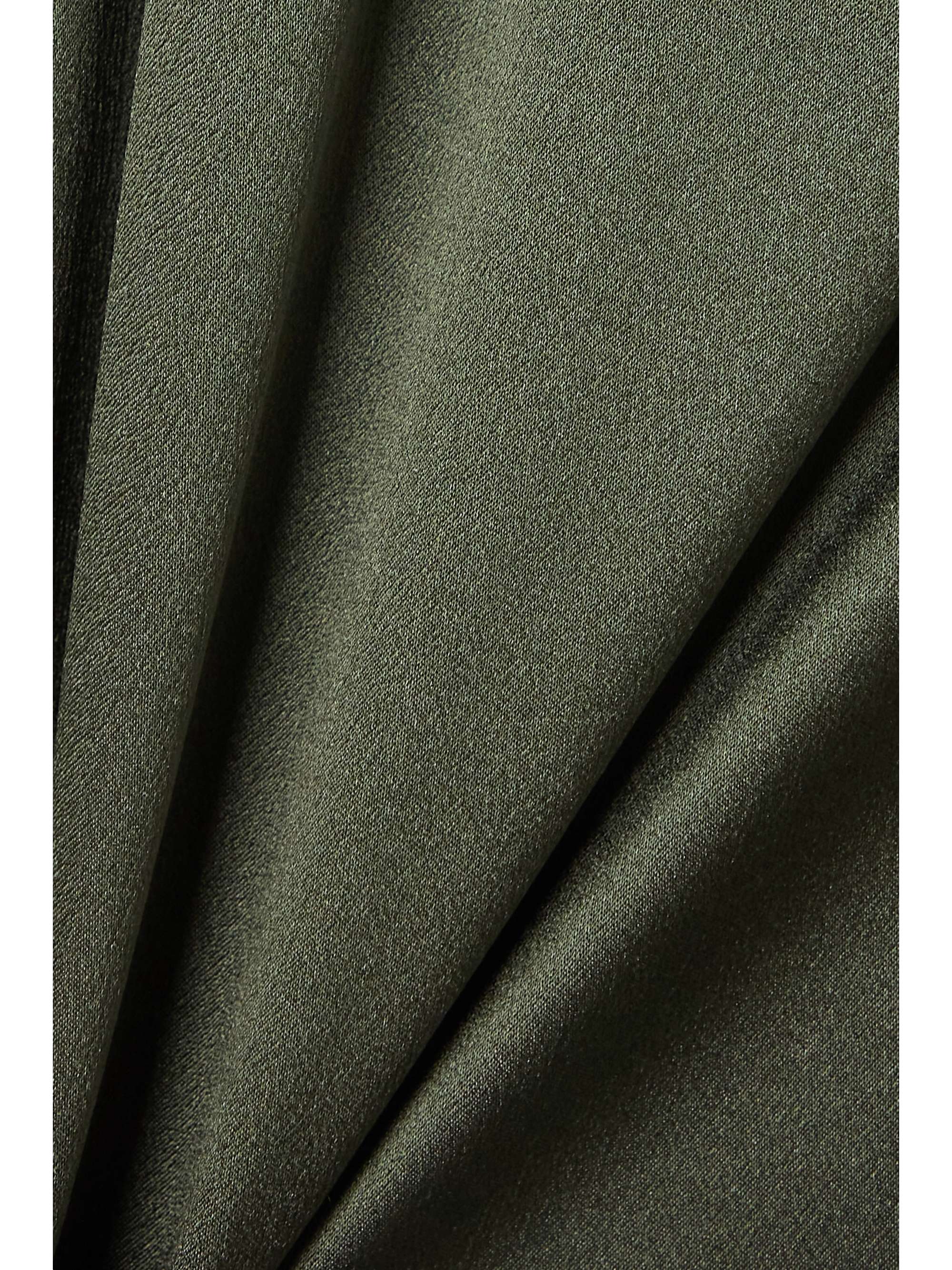 NET-A-PORTER FOR THE KING’S FOUNDATION 【NET SUSTAIN】围裹效果有机丝缎中长半身裙