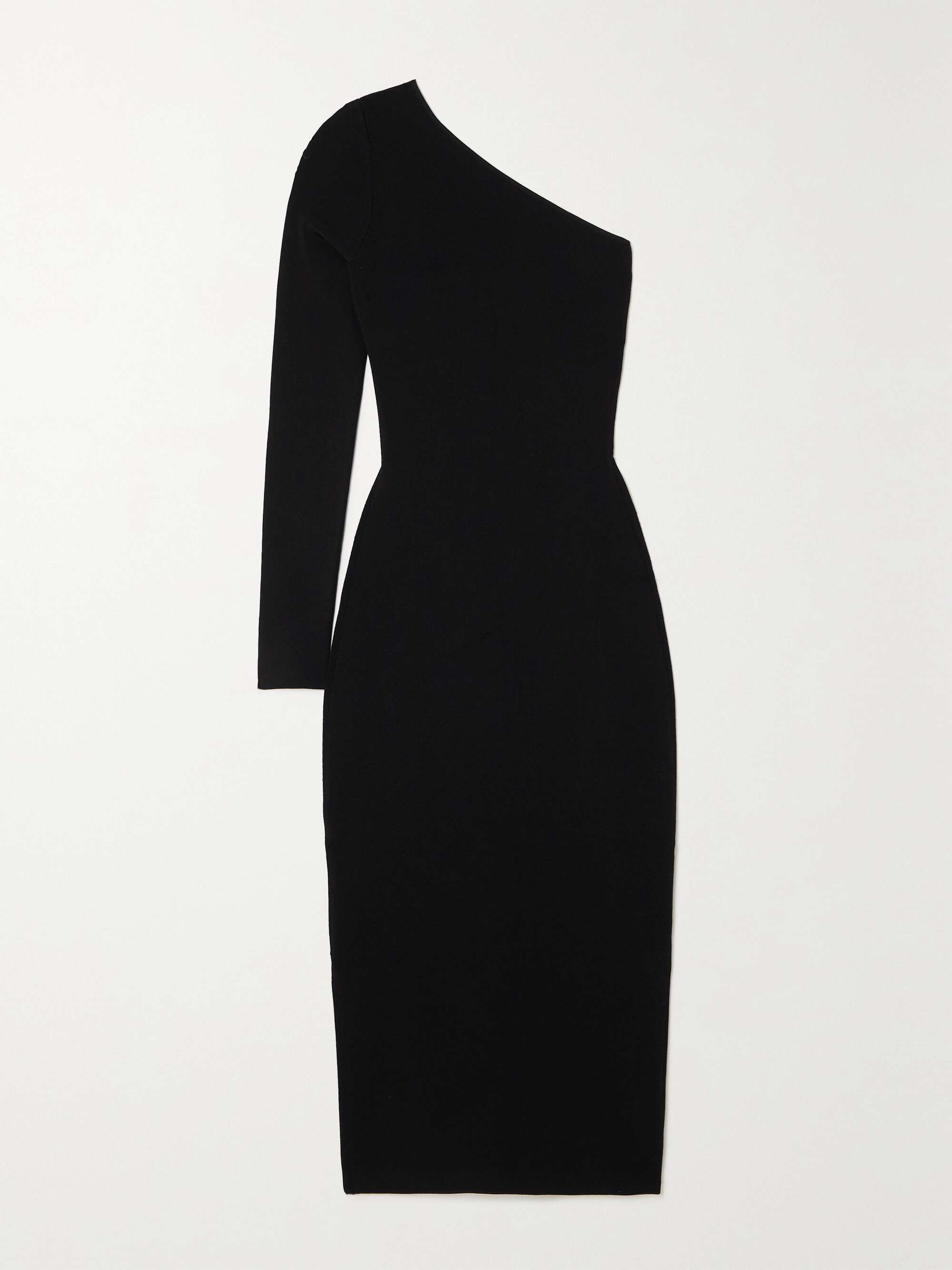 VICTORIA BECKHAM Body one-shoulder midi dress | NET-A-PORTER