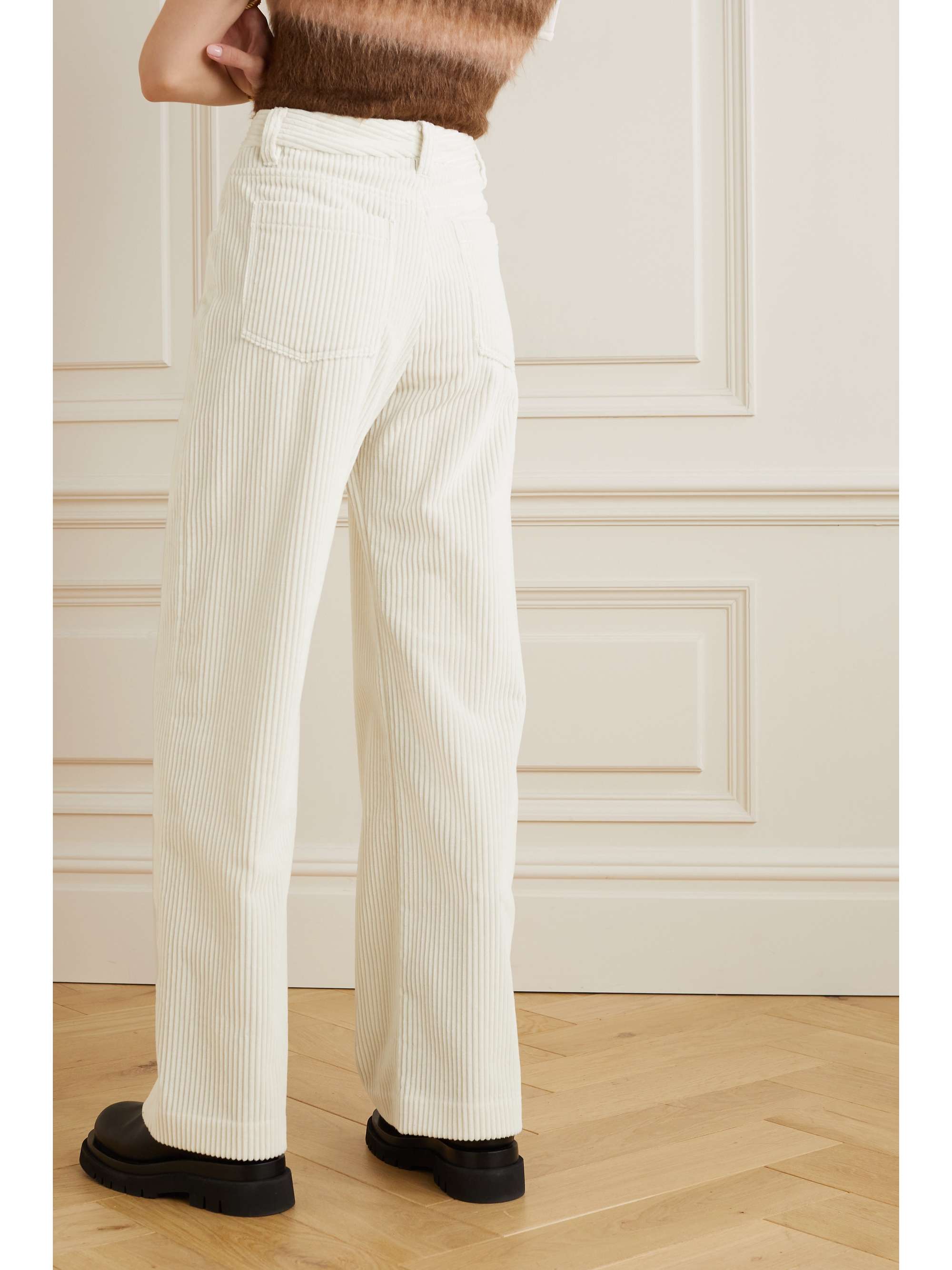 BRUNELLO CUCINELLI Cotton-blend corduroy wide-leg pants