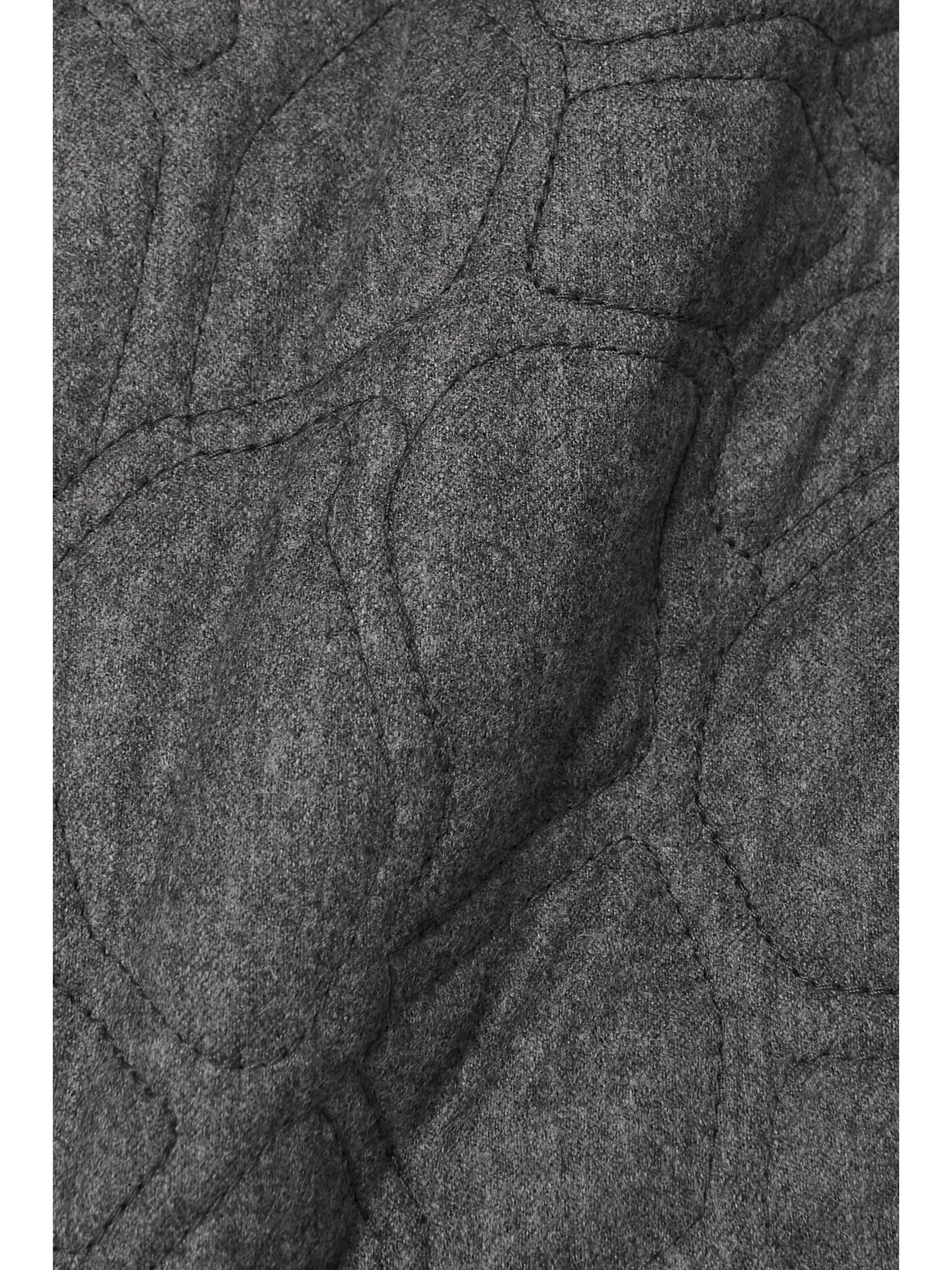 BRUNELLO CUCINELLI Padded quilted wool mini skirt