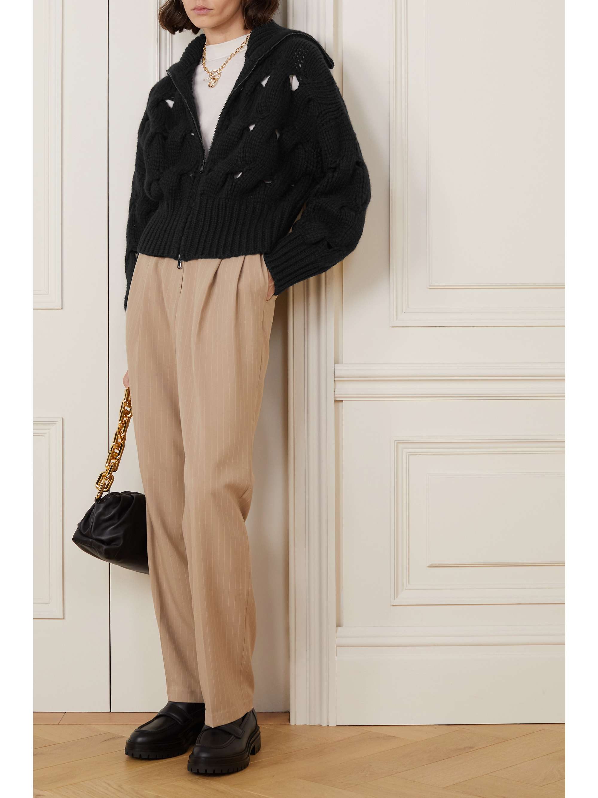 BRUNELLO CUCINELLI Cable-knit cashmere cardigan