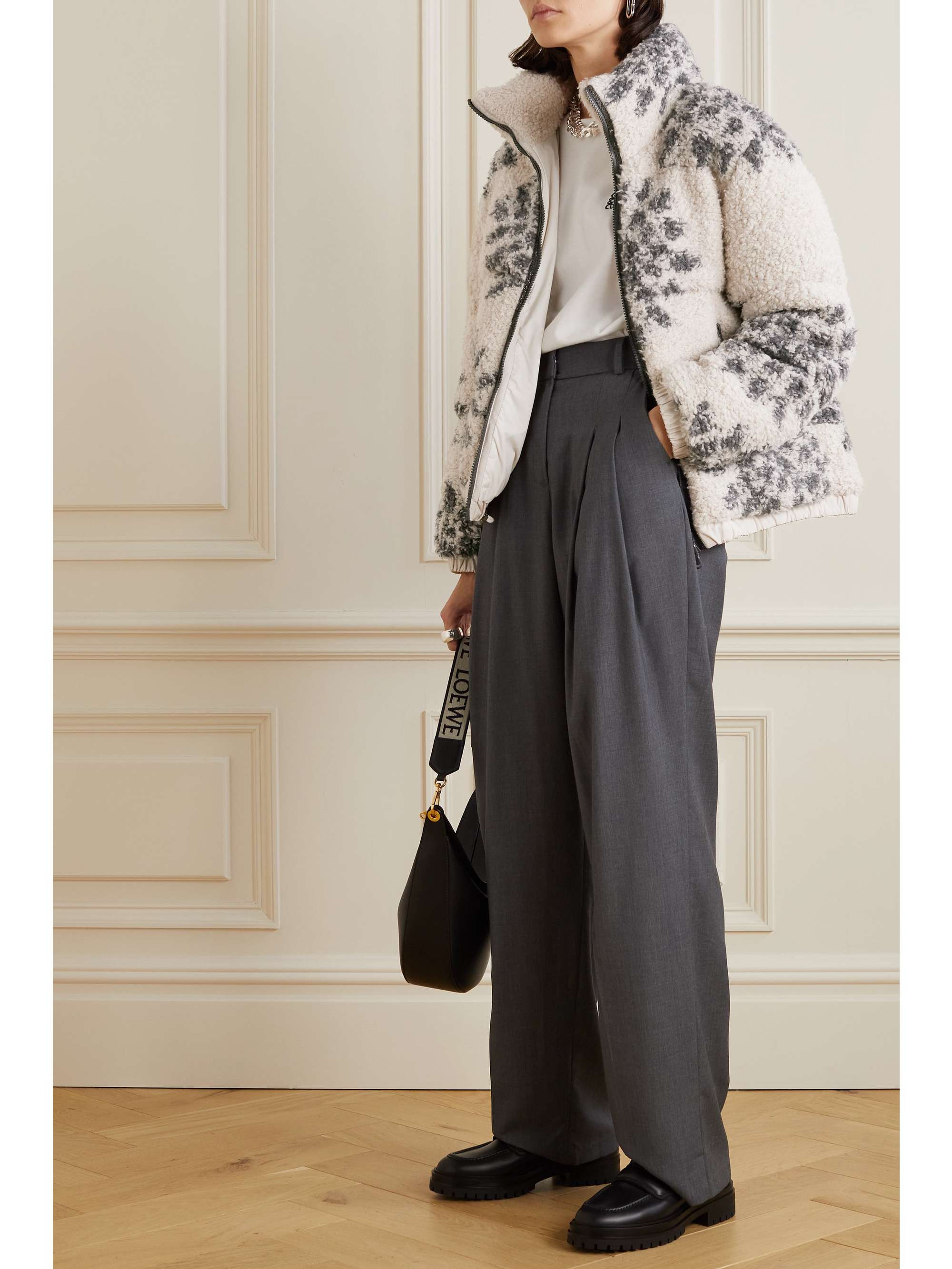 BRUNELLO CUCINELLI Cashmere-blend bouclé-jacquard down jacket