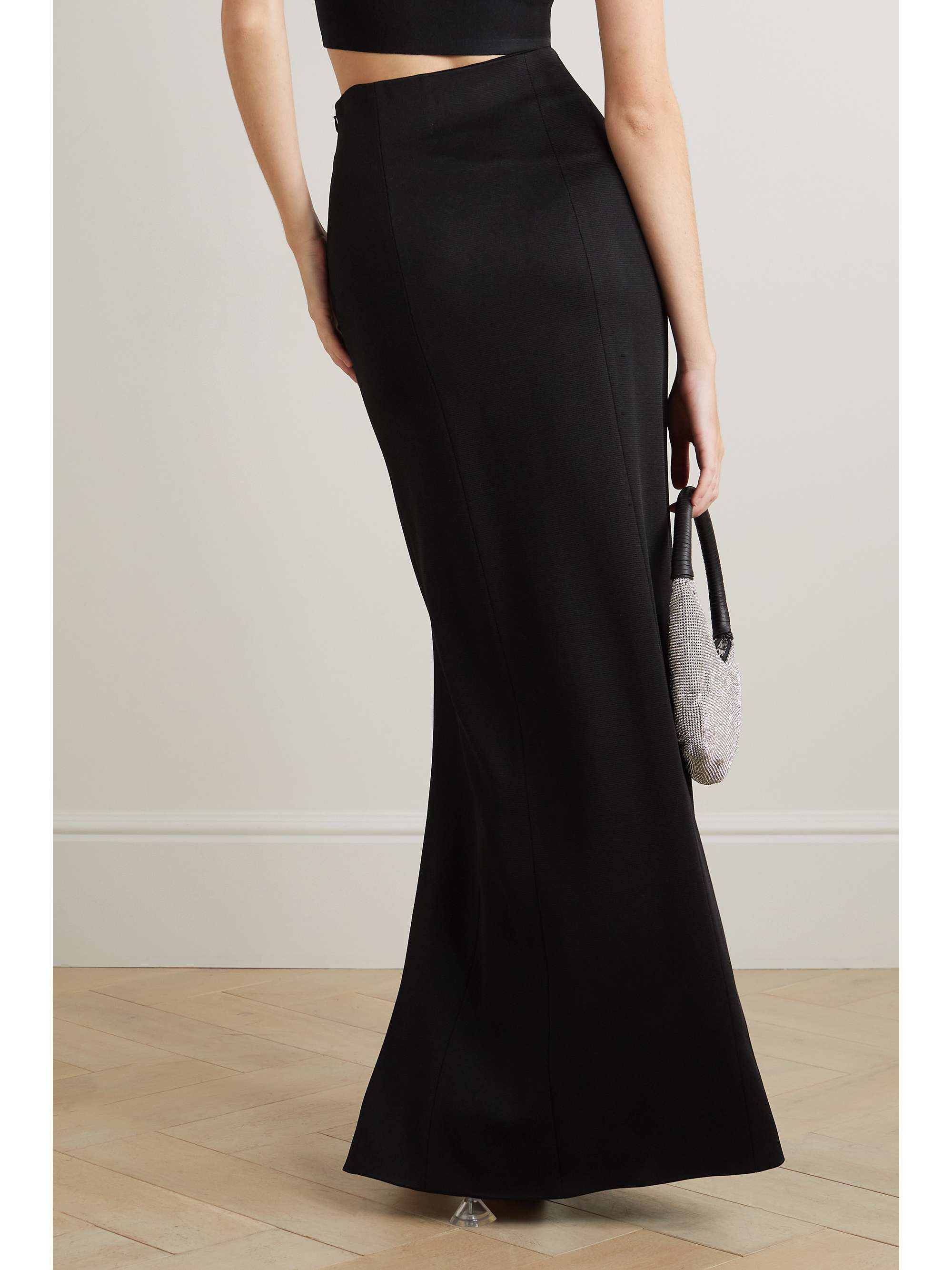GALVAN Alicja stretch-jersey maxi skirt