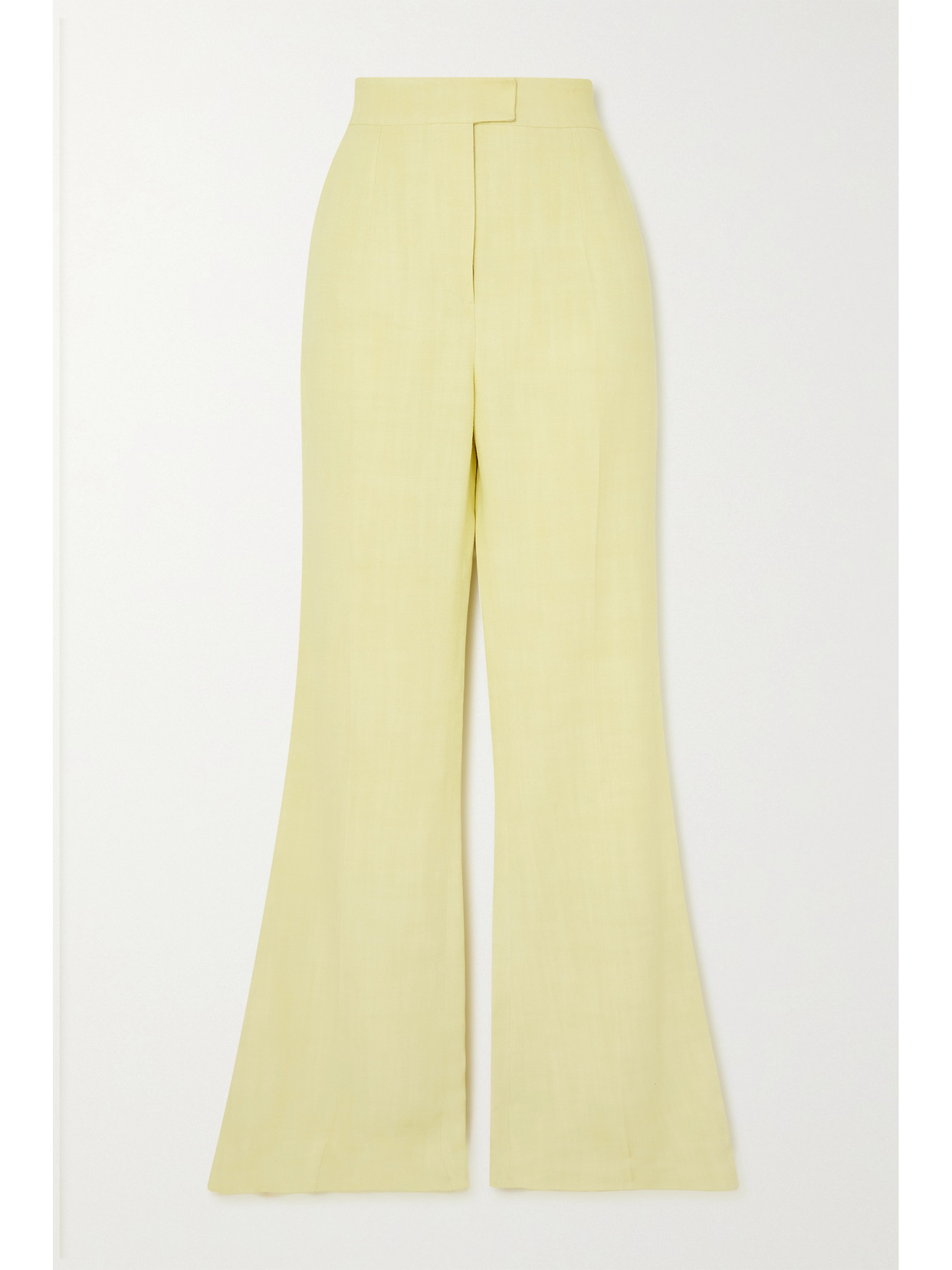 Galvan - Woven Wide-leg Pants - Yellow