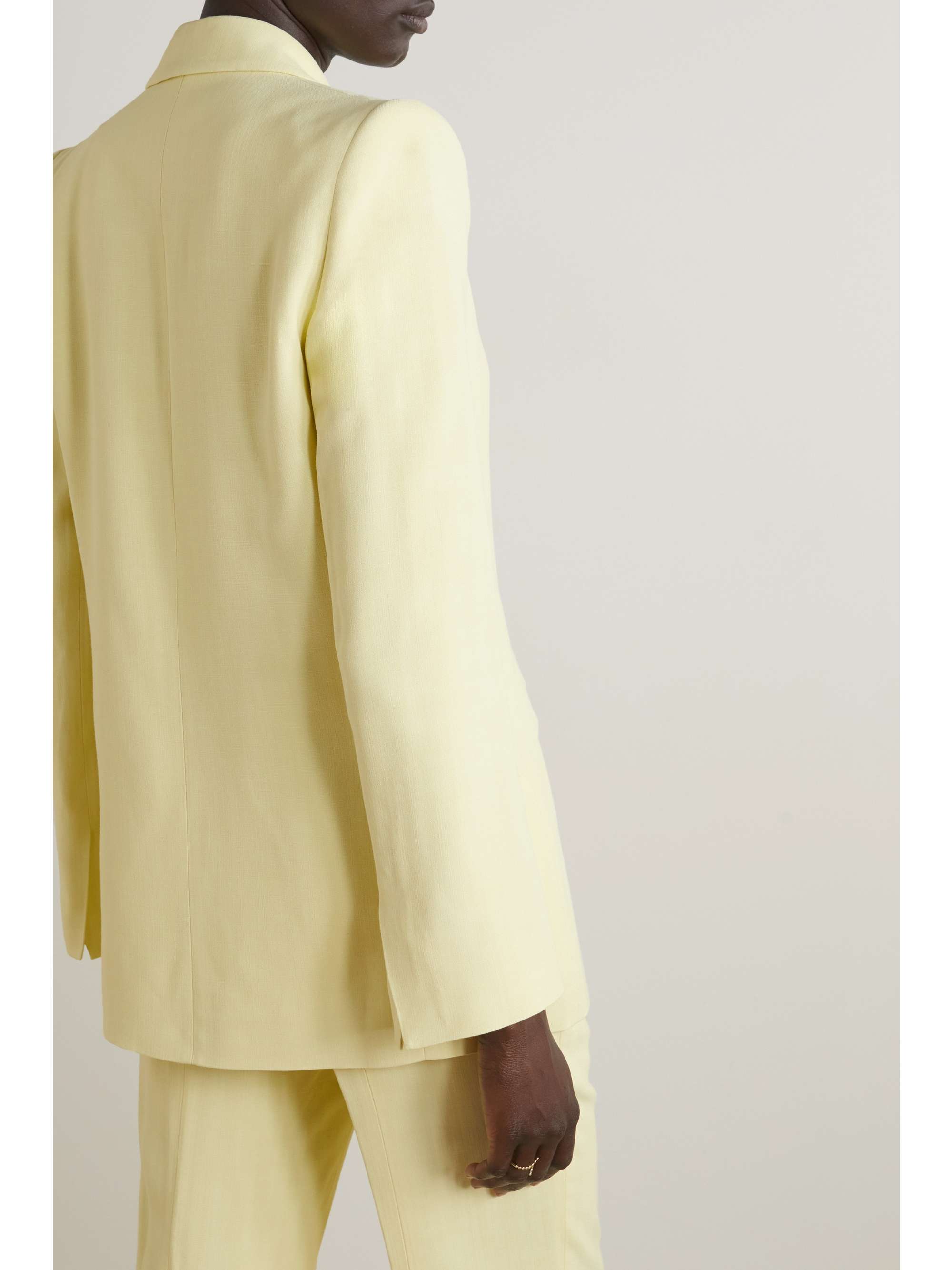 GALVAN Boyfriend woven blazer