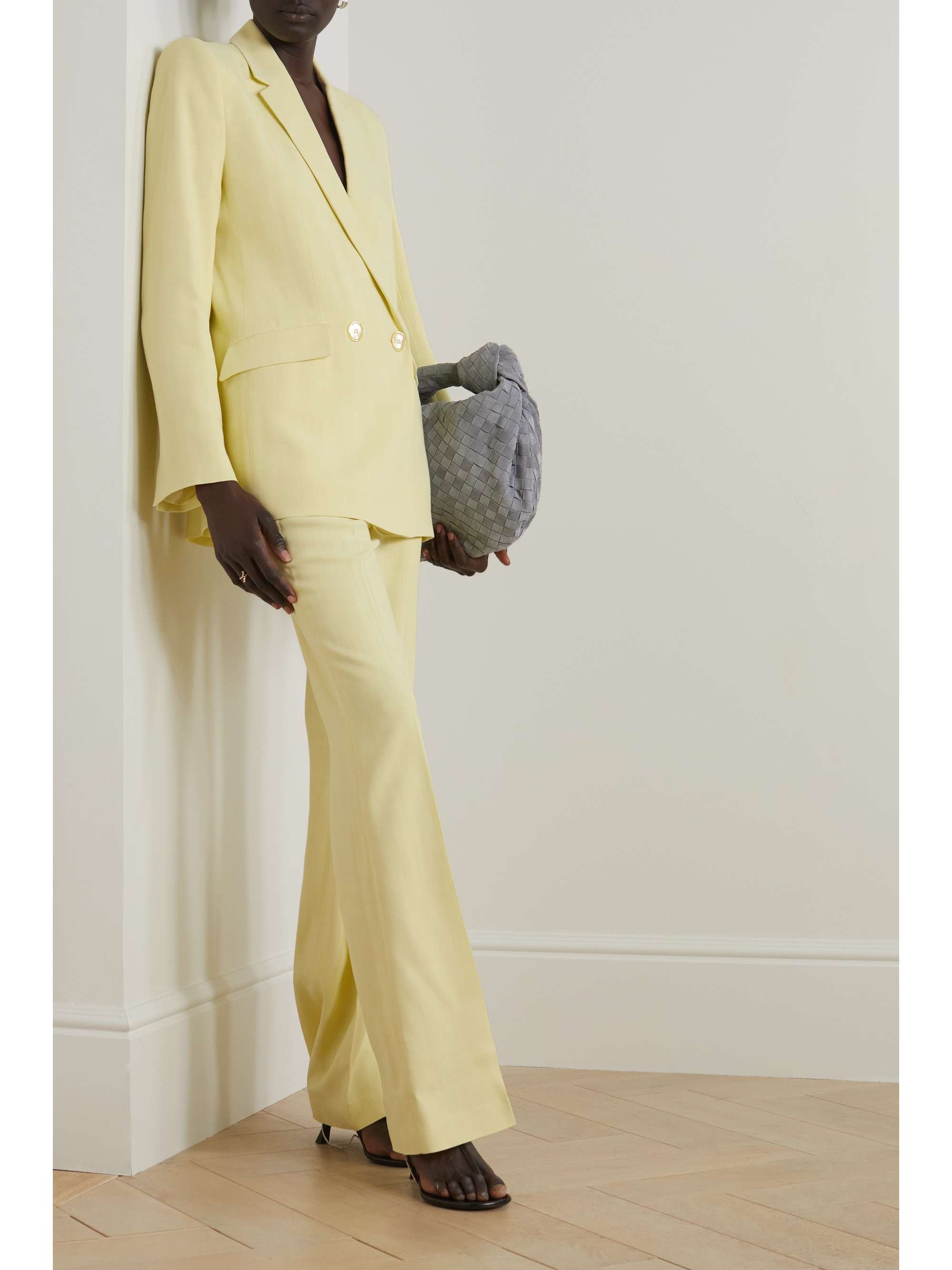 GALVAN Boyfriend woven blazer