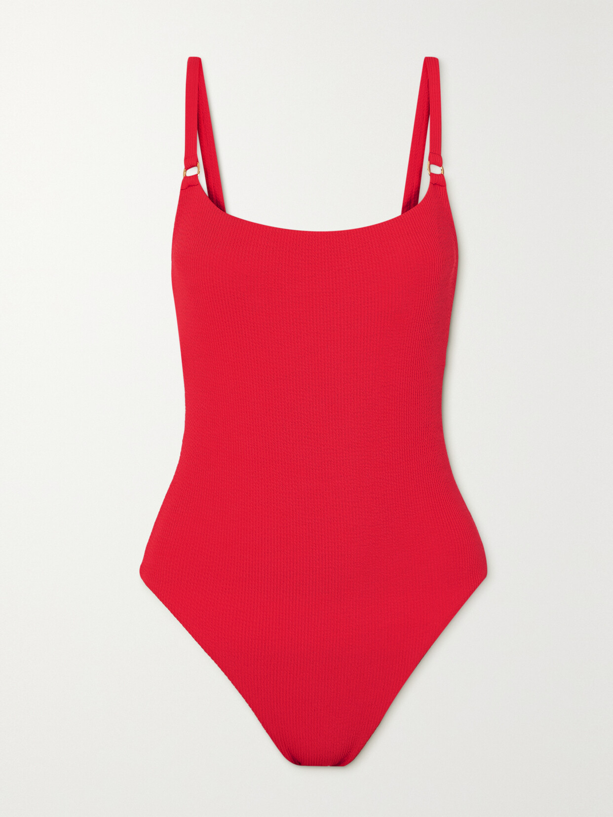 Melissa Odabash Tosca Ribbed Swimsuit In Red