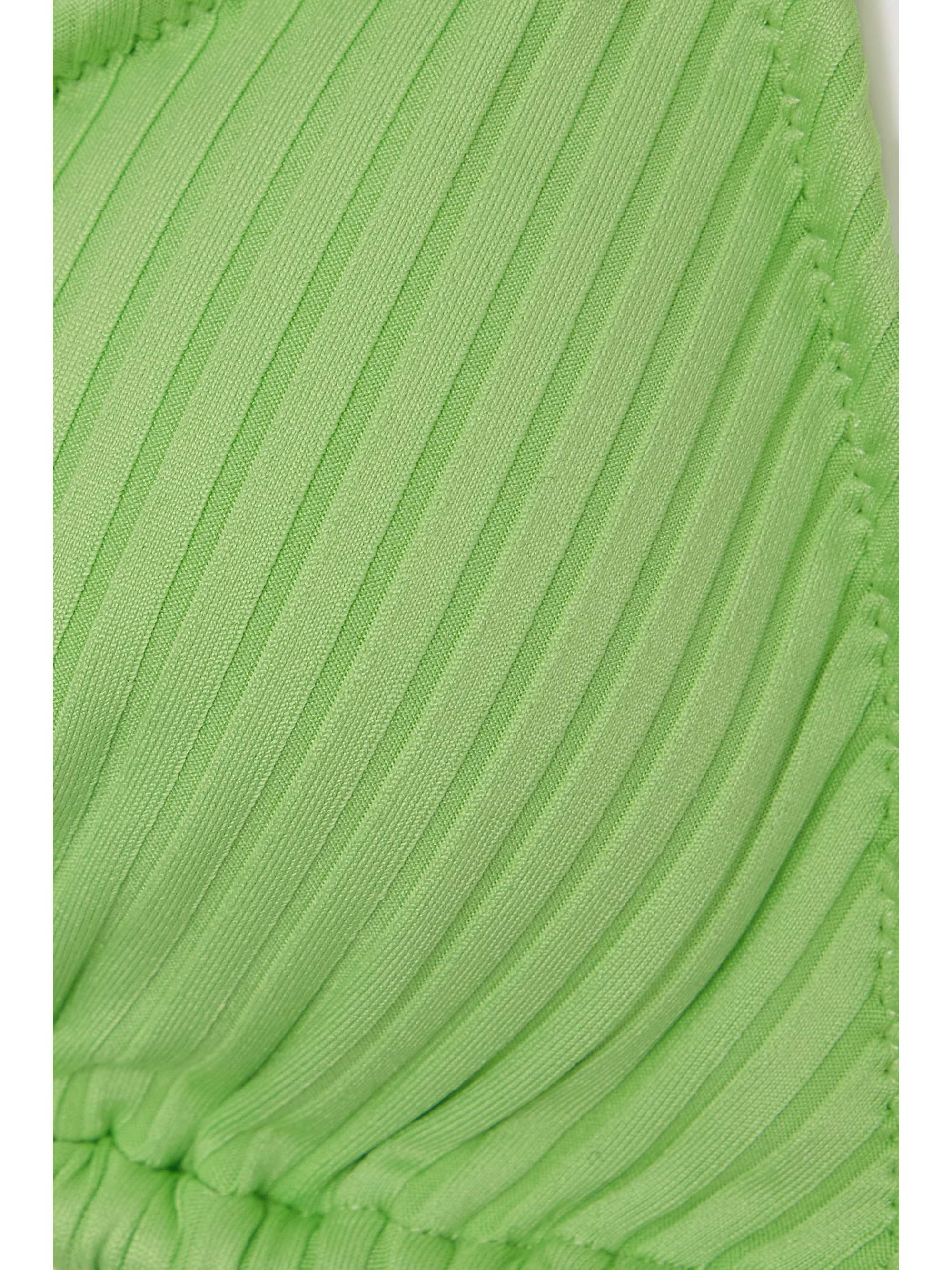 MELISSA ODABASH Miami embellished ribbed triangle bikini top NETAPORTER