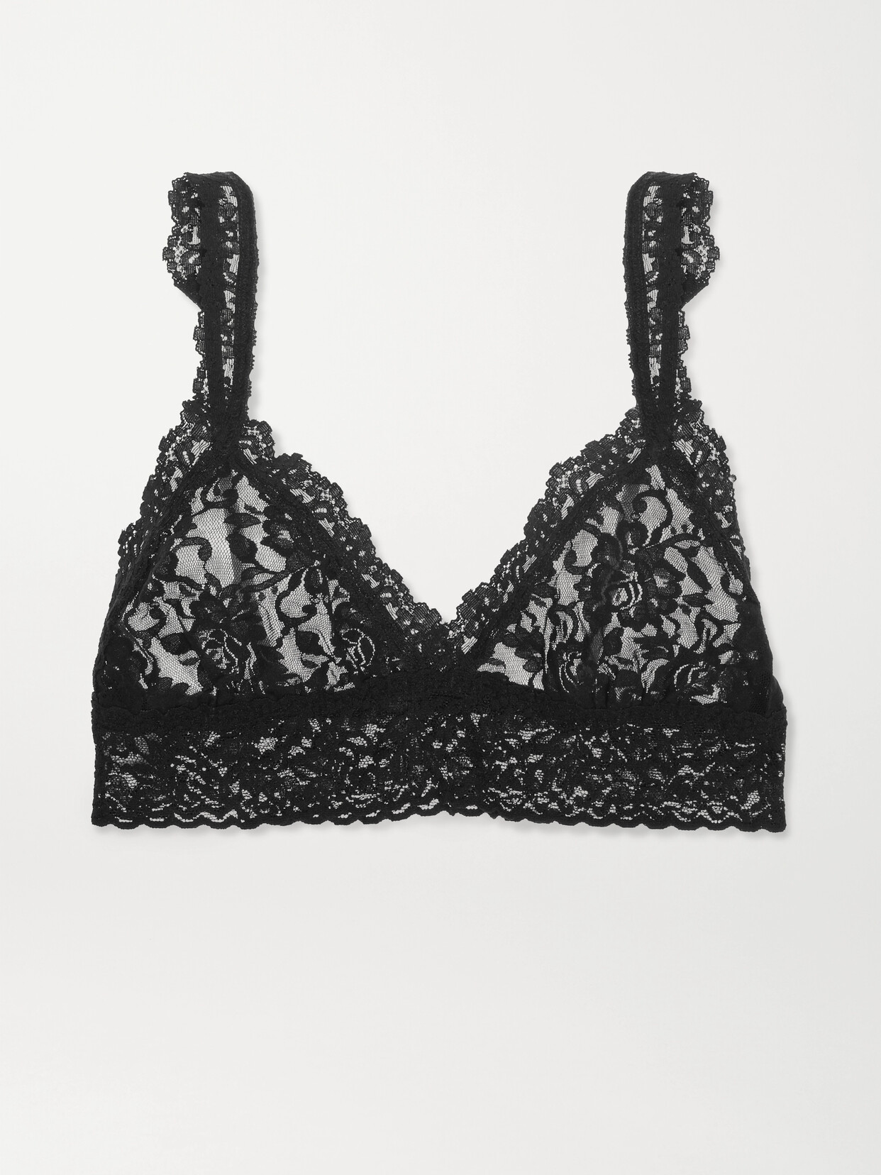Hanky Panky Signature Stretch-lace Soft-cup Bra - Black
