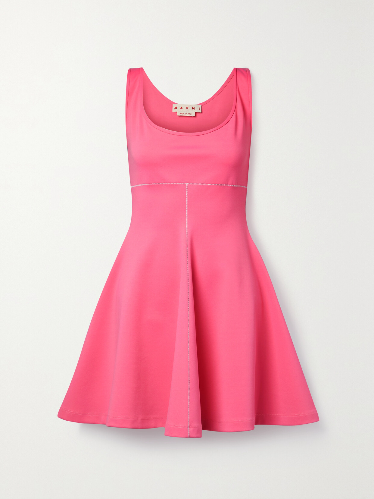 Marni - Stretch-jersey Mini Dress - Pink