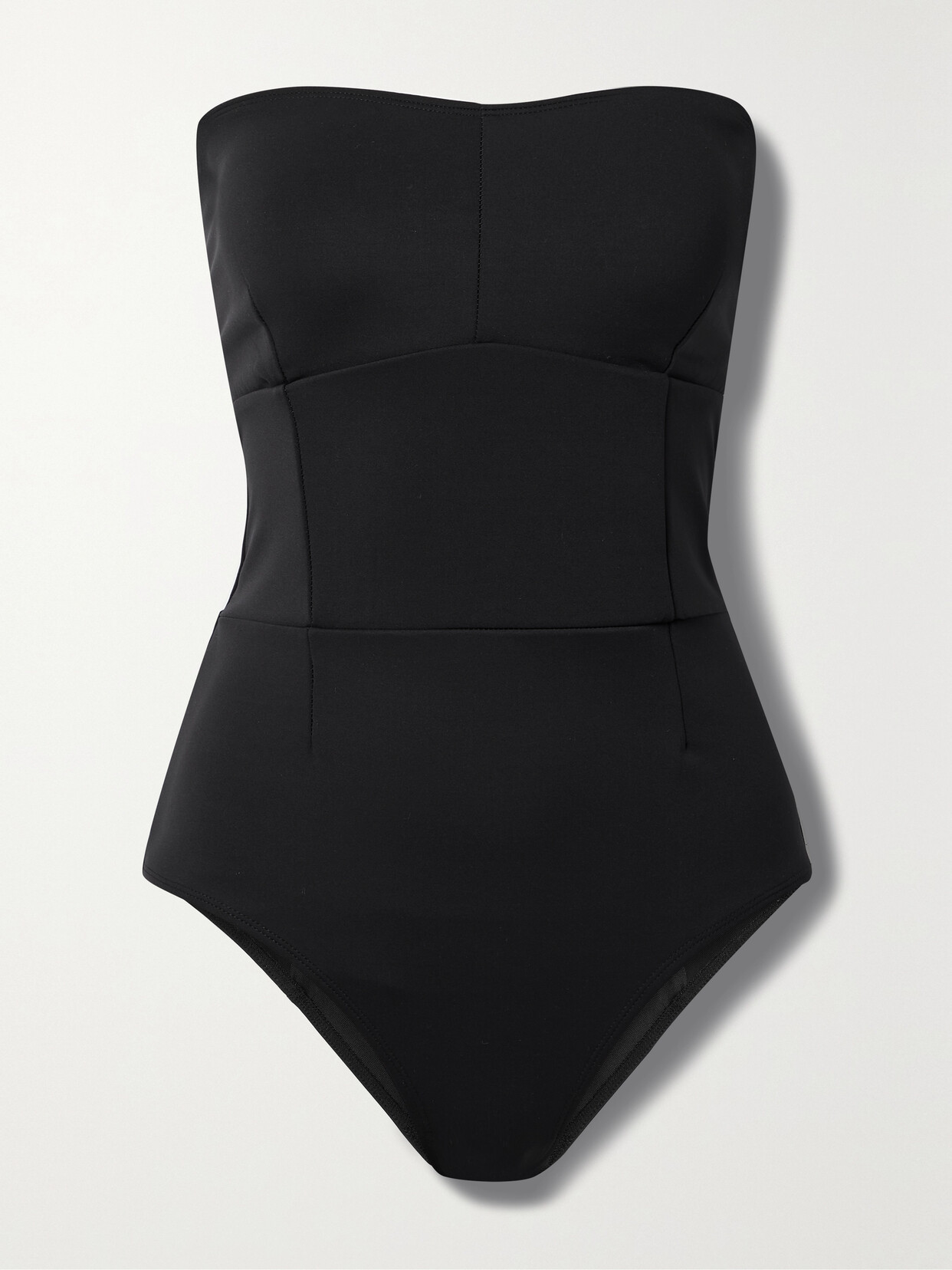 GOOD AMERICAN - Sculpt Strapless Swimsuit - Black