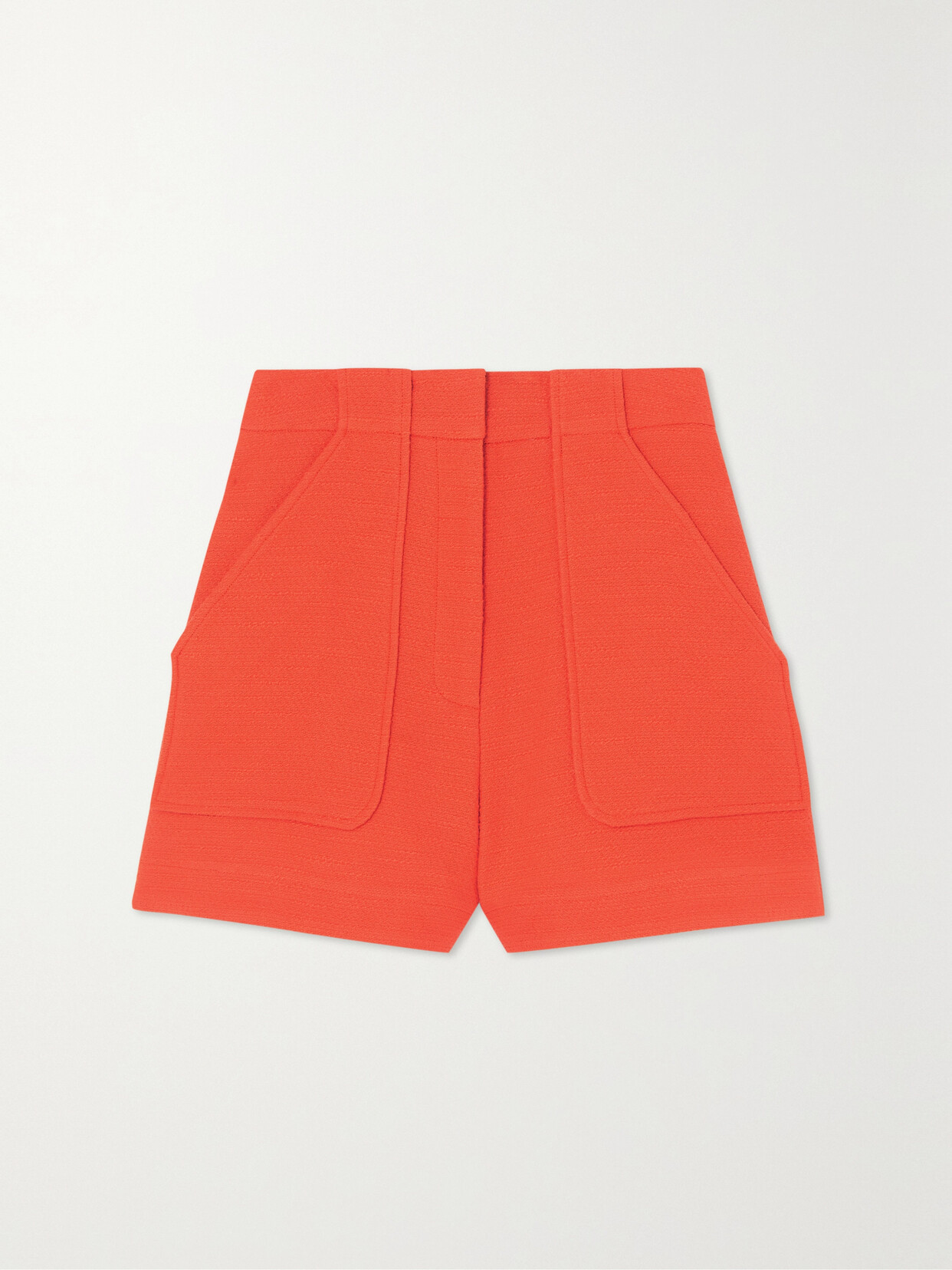 Lisa Marie Fernandez Tennis Cotton-blend Bouclé Shorts - Red